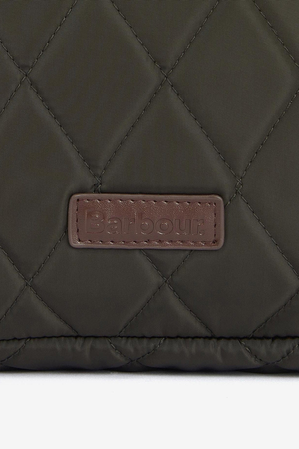Quilted Backpack - Olive - Image 5