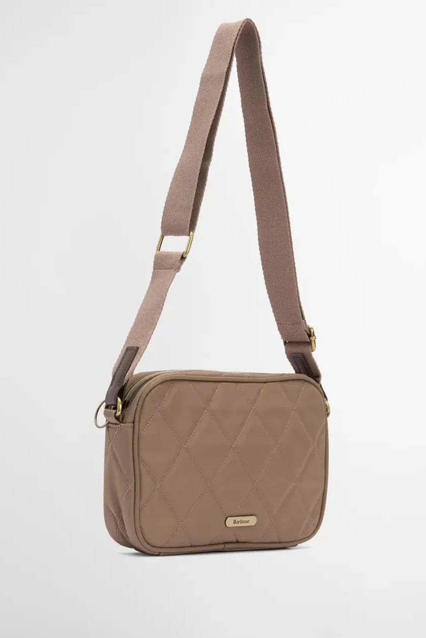 Quilted Crossbody Bag - Sand - Image 4