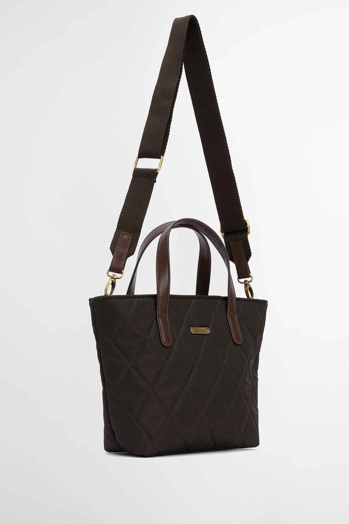 Quilted Mini Tote Bag - Olive - Image 4