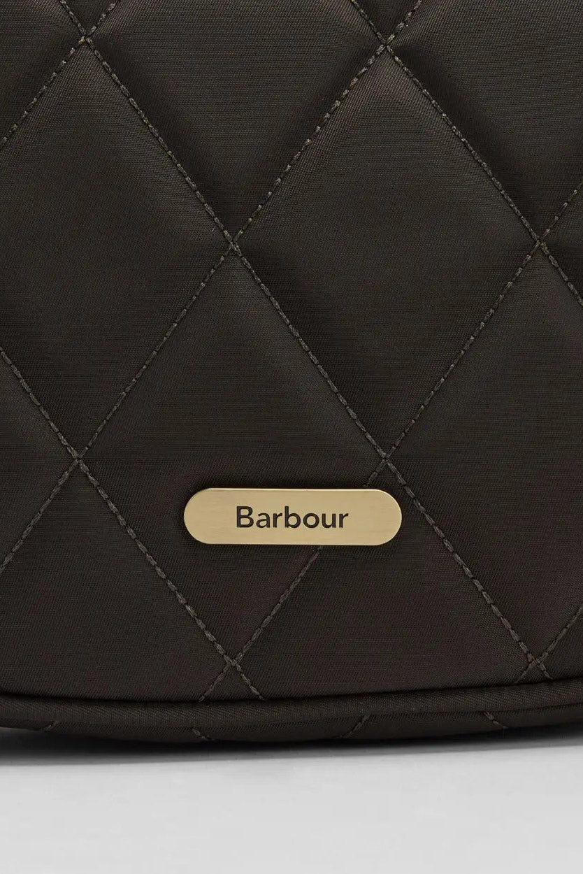 Quilted Sling Shoulder Bag - Olive - Image 5