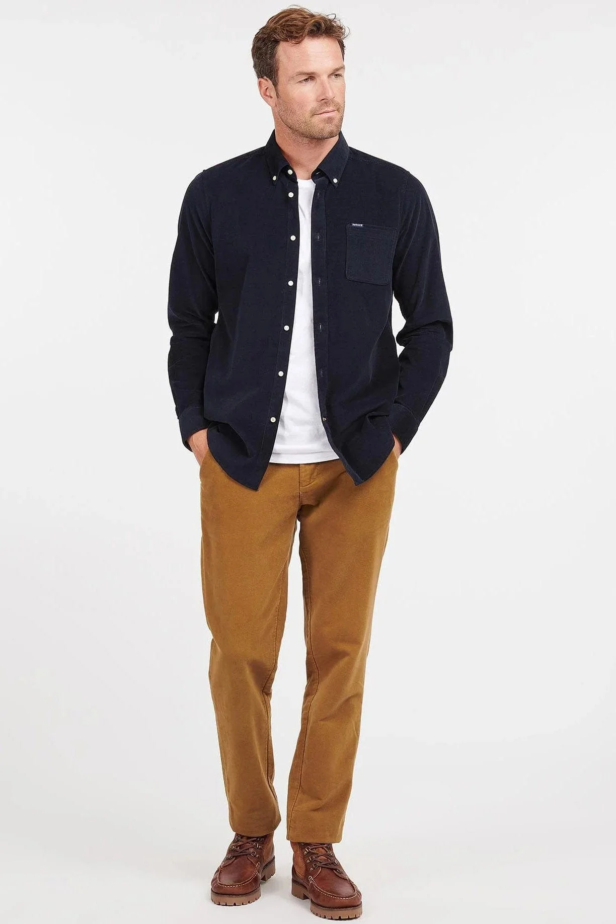 Ramsey Tailored Checked Shirt - Navy - Image 4