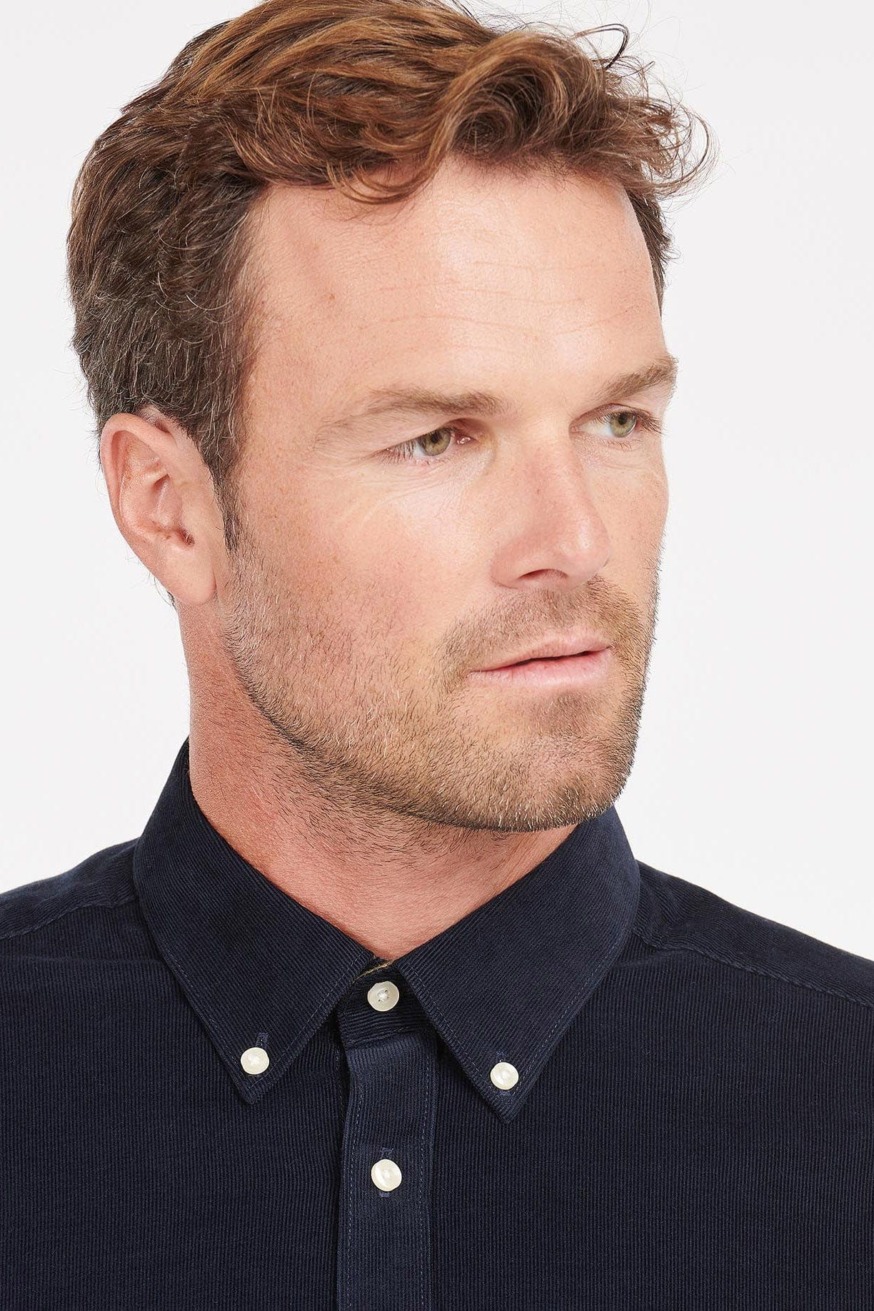 Ramsey Tailored Checked Shirt - Navy - Image 5