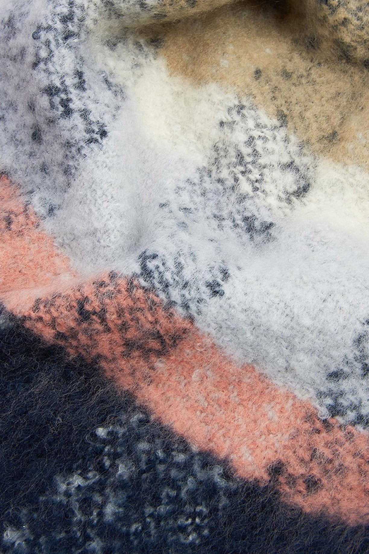 Rawson Check Scarf - Navy/Pink Rust - Image 4