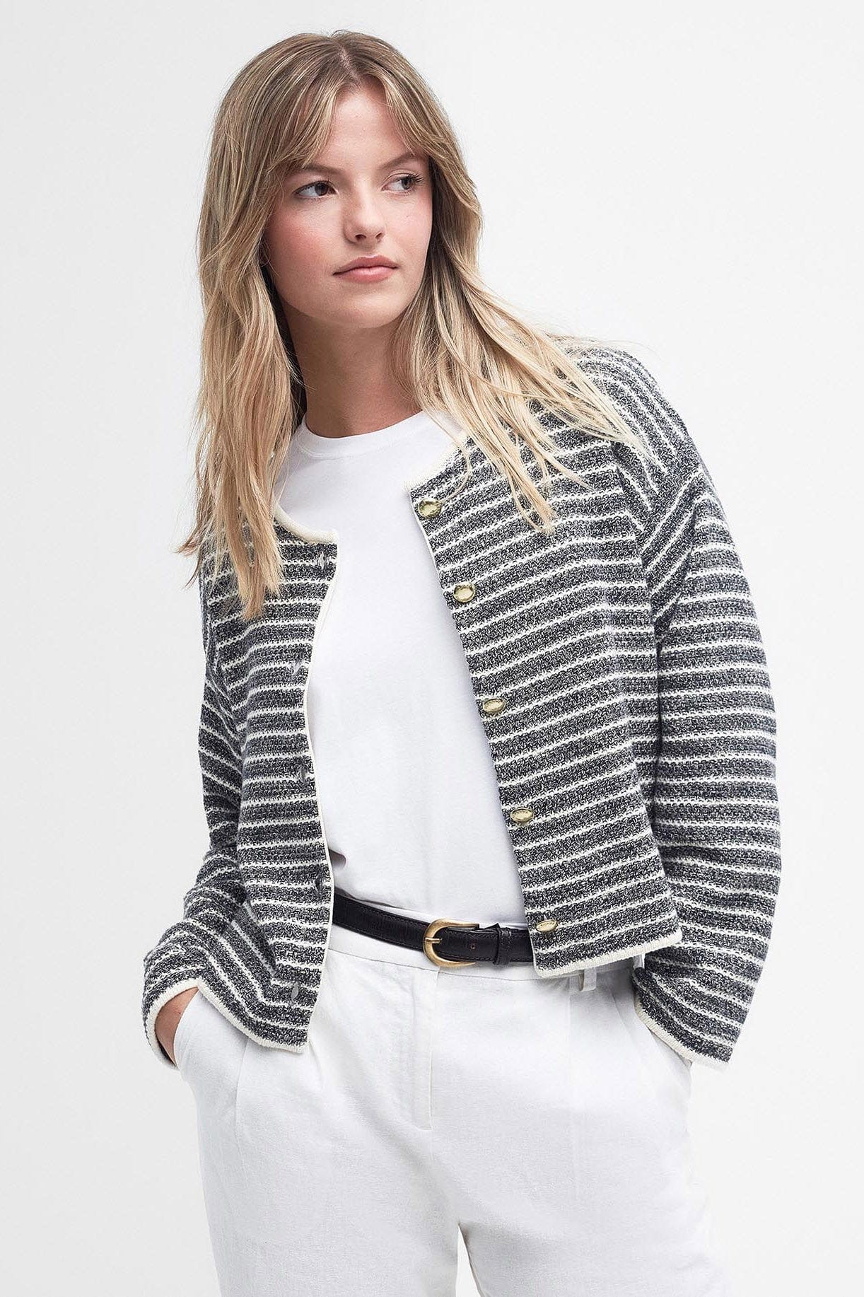 Reil Cardigan - Multi Stripe - Image 2