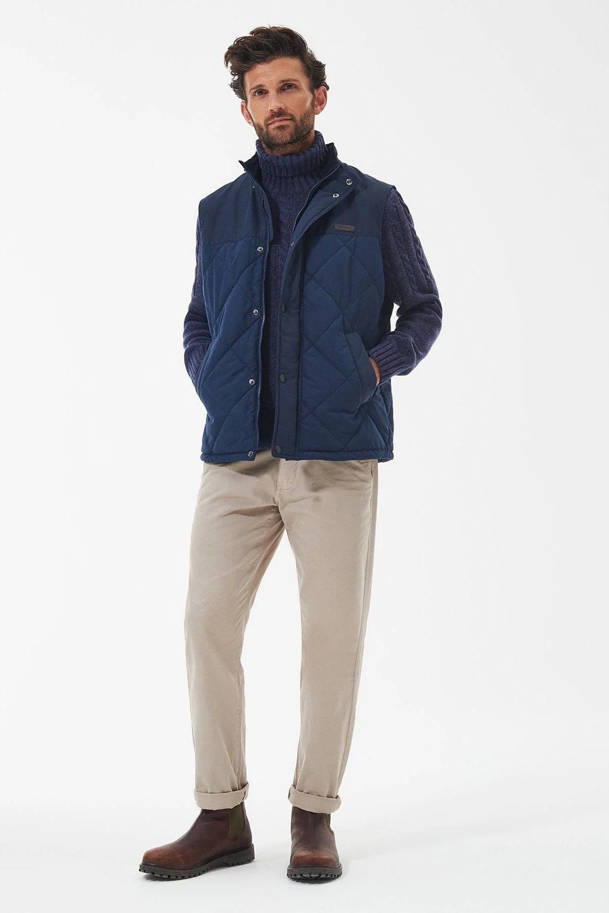 Rennison Gilet - Navy - Image 5