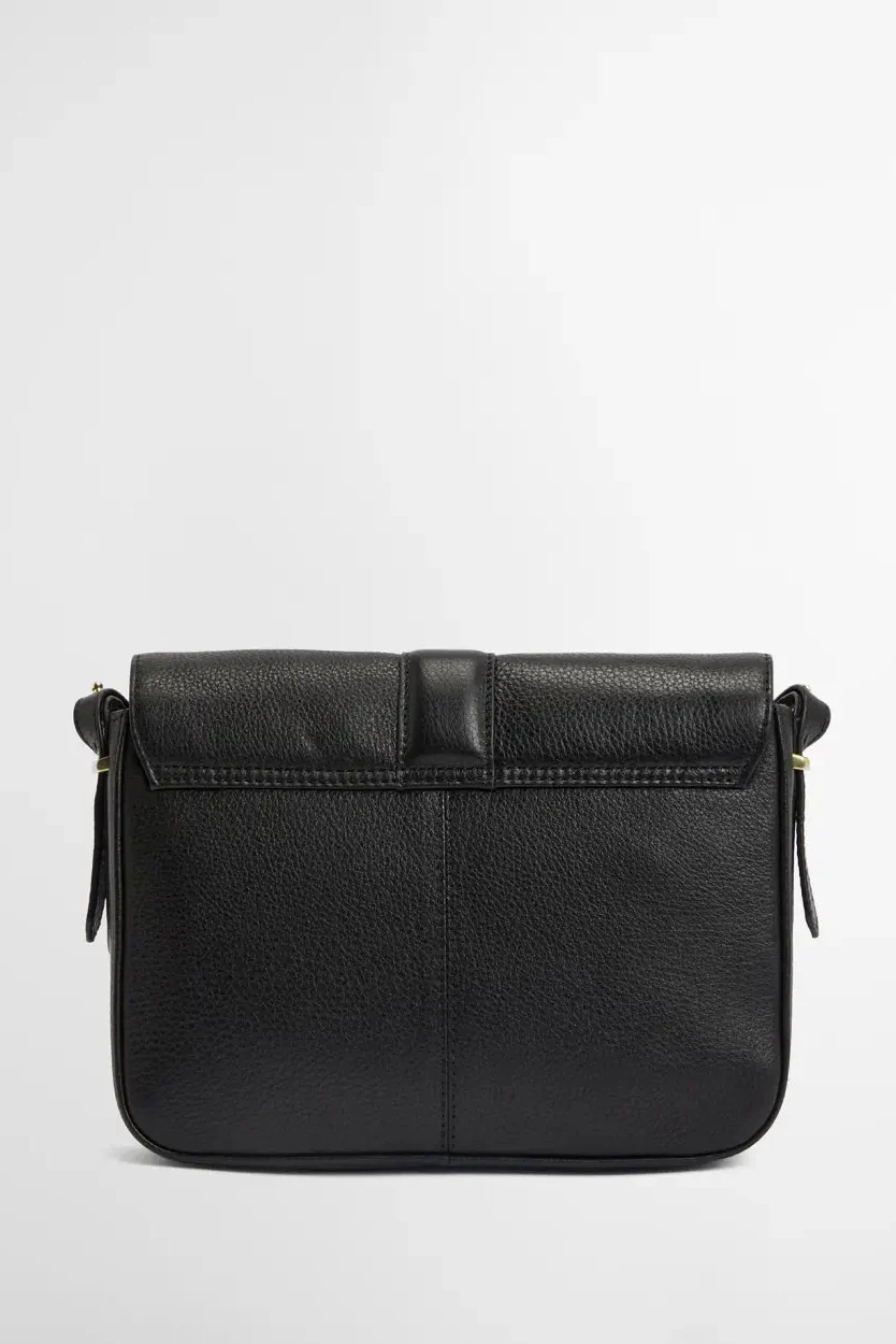Rosa Leather Crossbody Bag - Black - Image 4