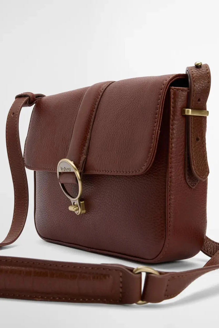 Rosa Leather Crossbody Bag - Brown - Image 4