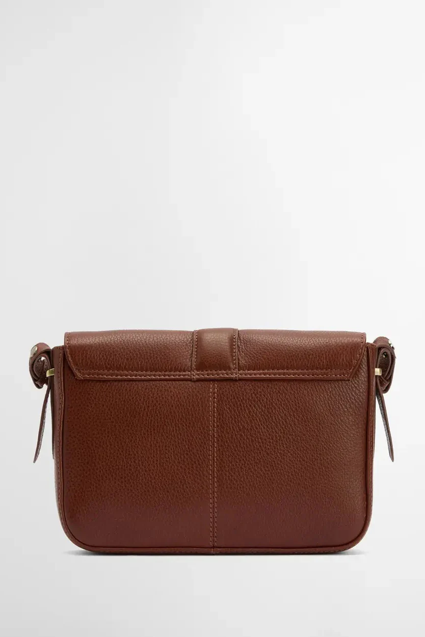 Rosa Leather Crossbody Bag - Brown - Image 6