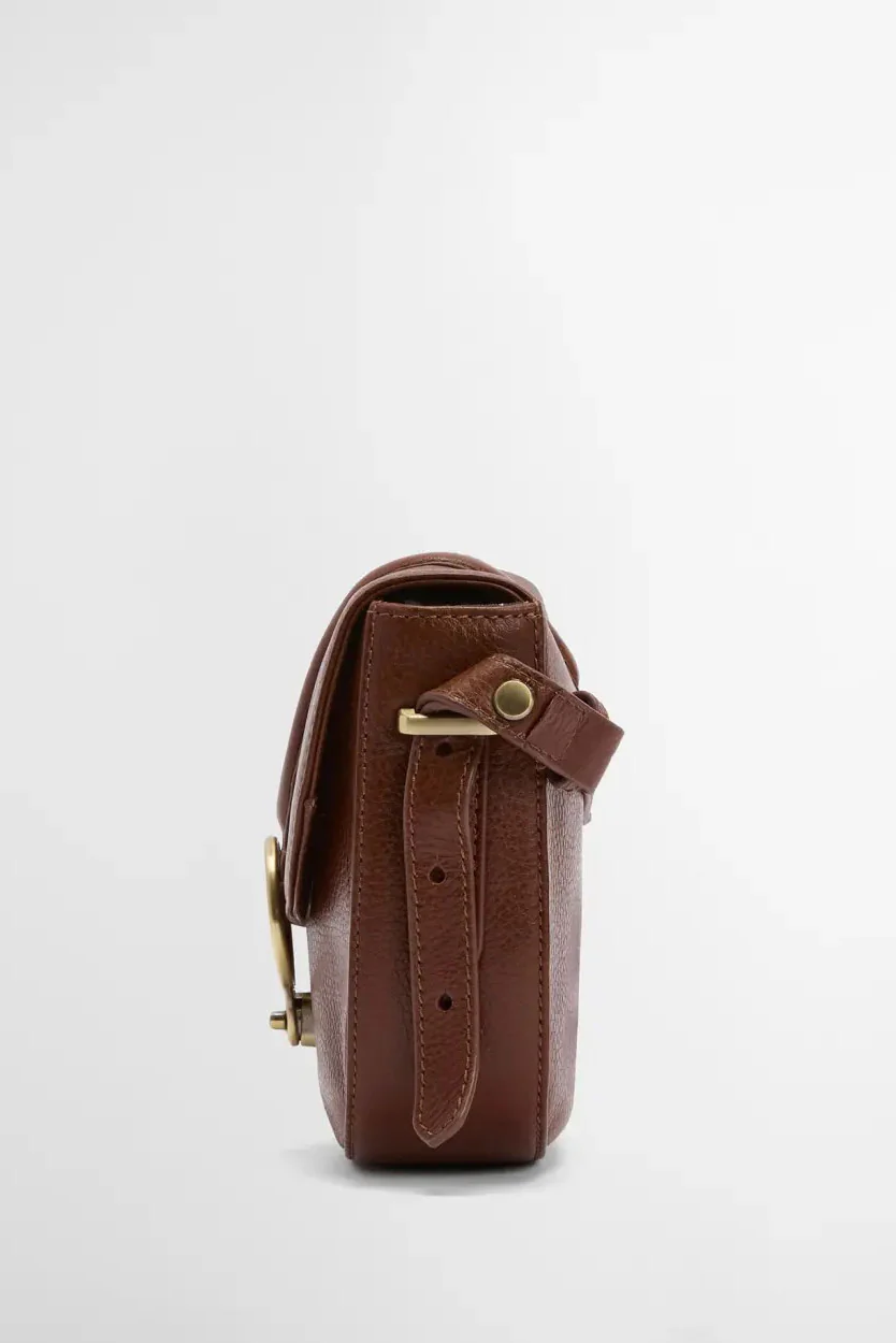 Rosa Leather Crossbody Bag - Brown - Image 7