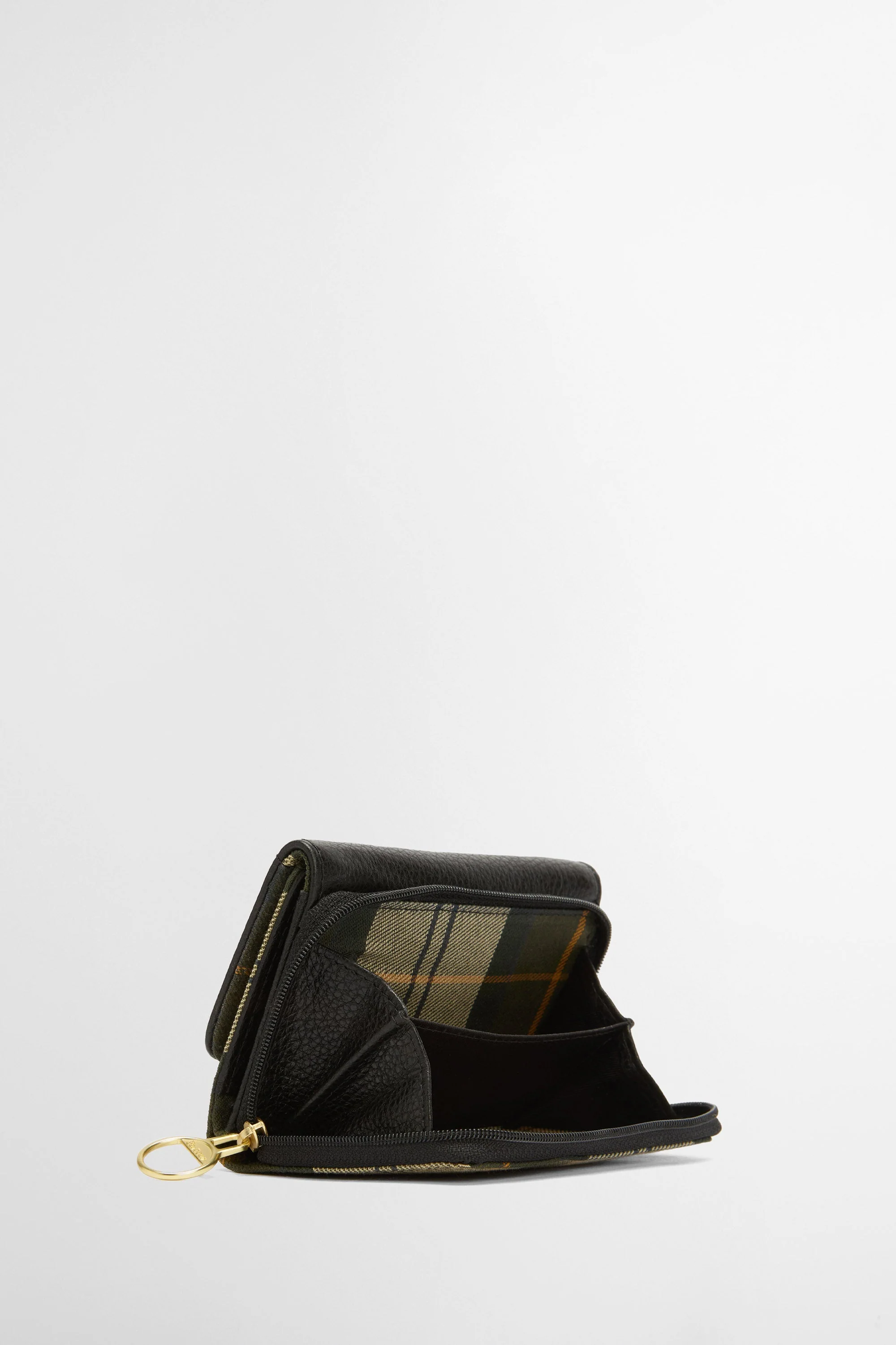 Rosa Leather French Purse - Black/Ancient - Image 4