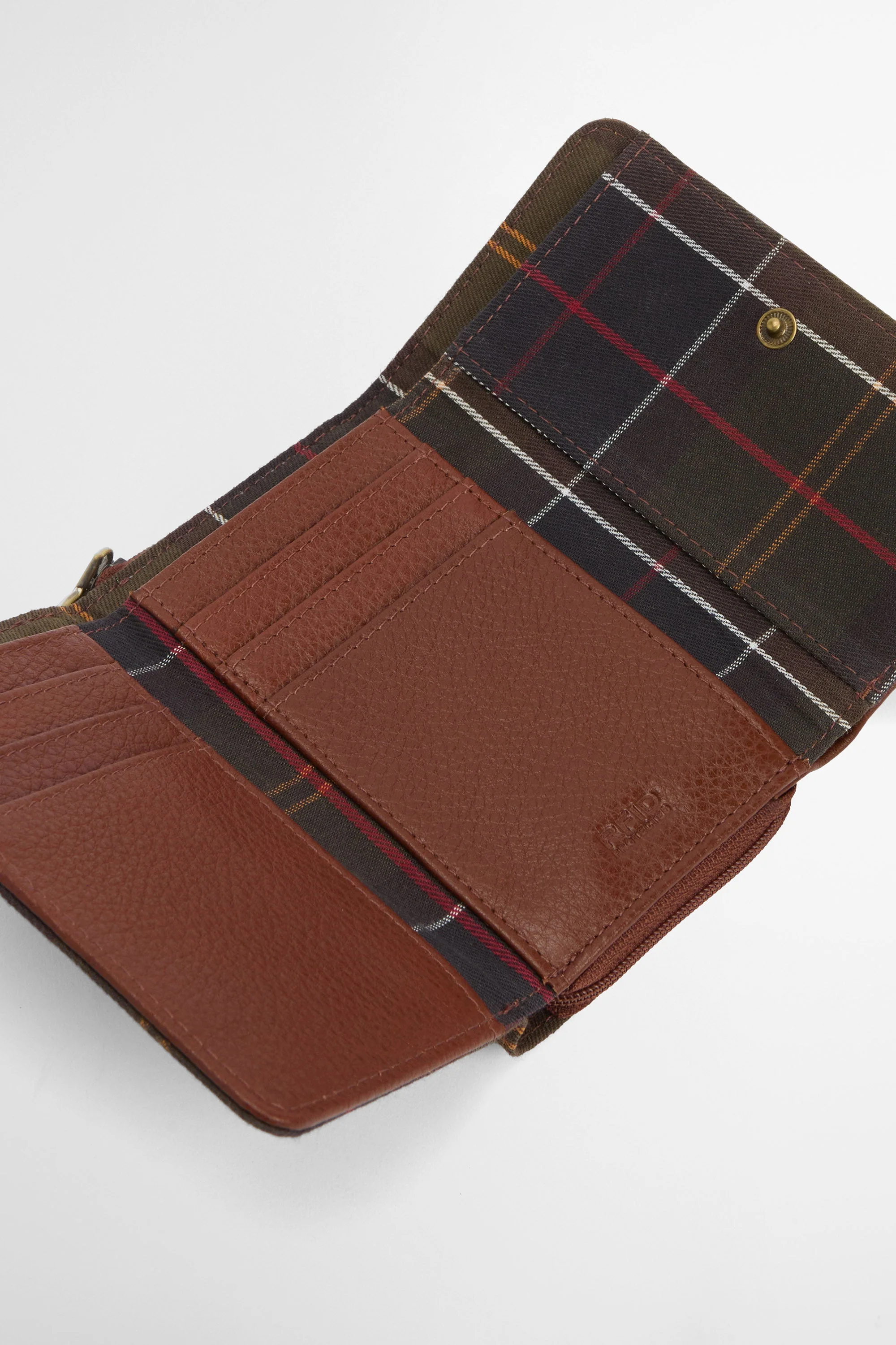 Rosa Leather French Purse - Brown/Classic - Image 7