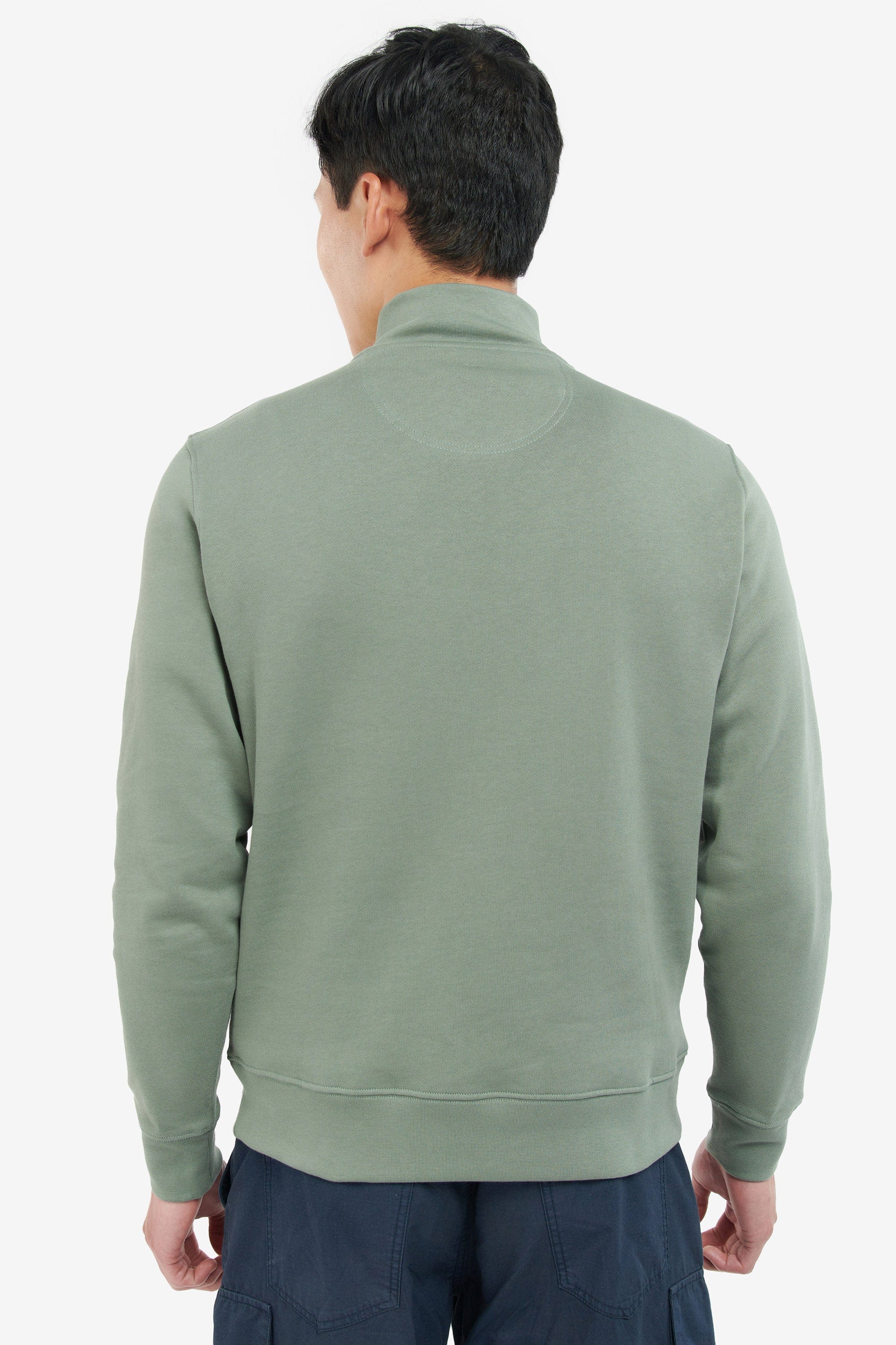 Rothley Half Zip Sweatshirt - Agave Green - Image 3