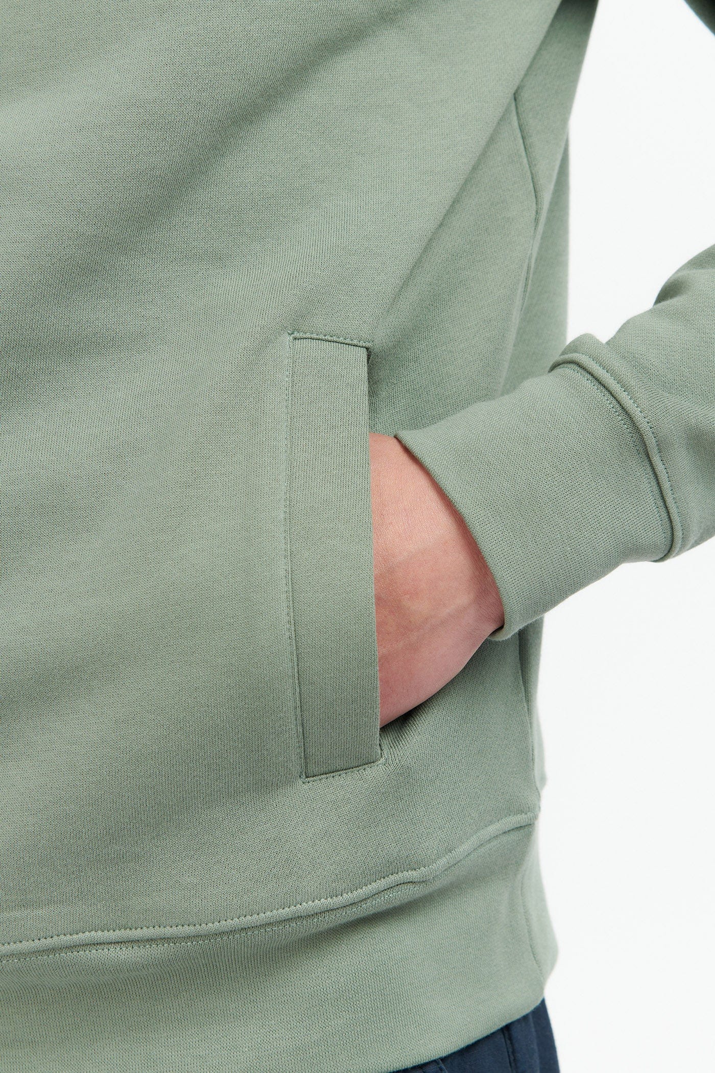 Rothley Half Zip Sweatshirt - Agave Green - Image 5