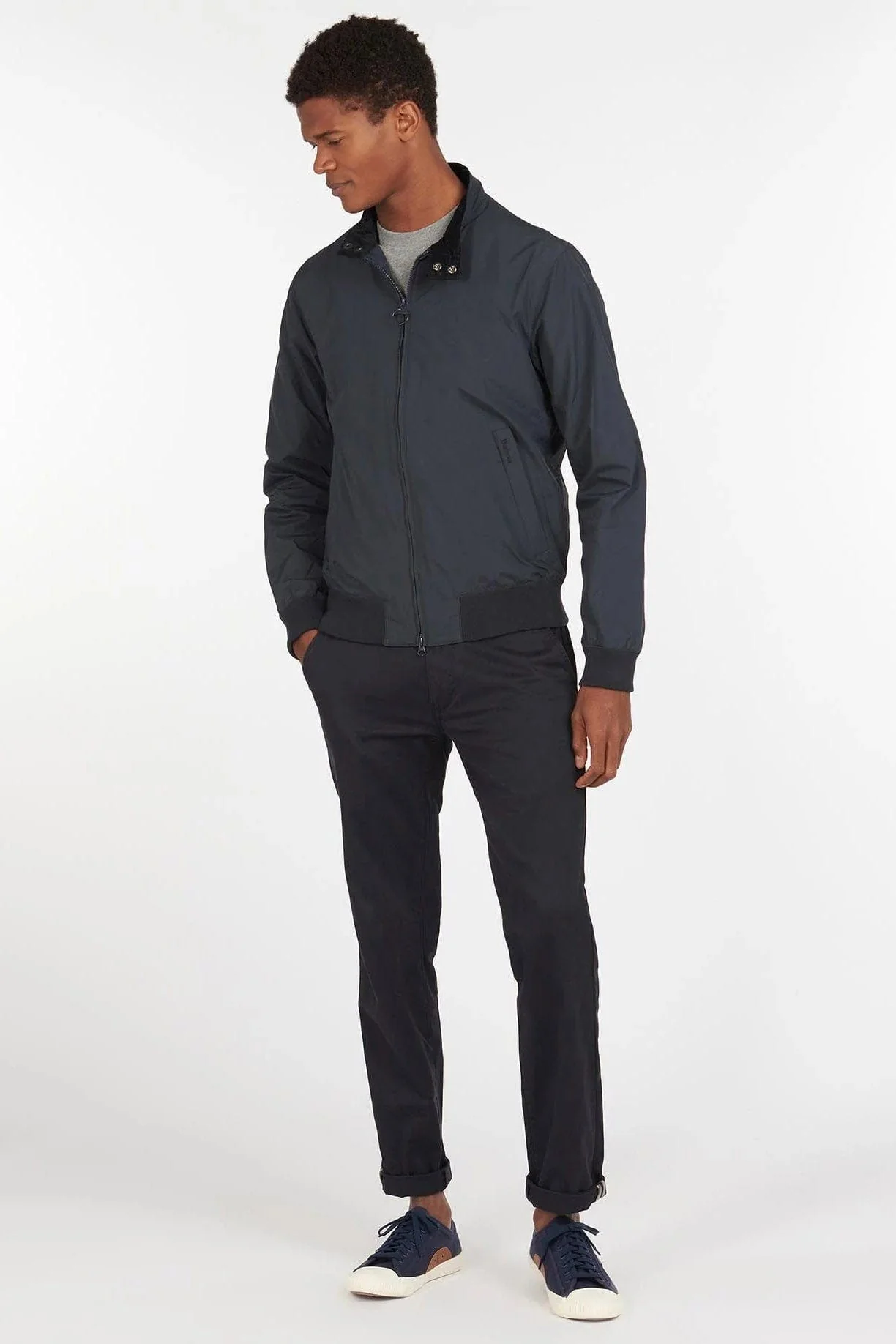 Royston Casual Jacket - Navy - Image 6