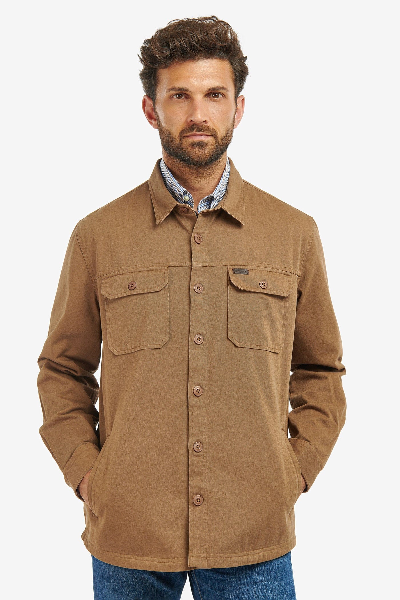 Rydale Overshirt - Dark Sand - Image 2