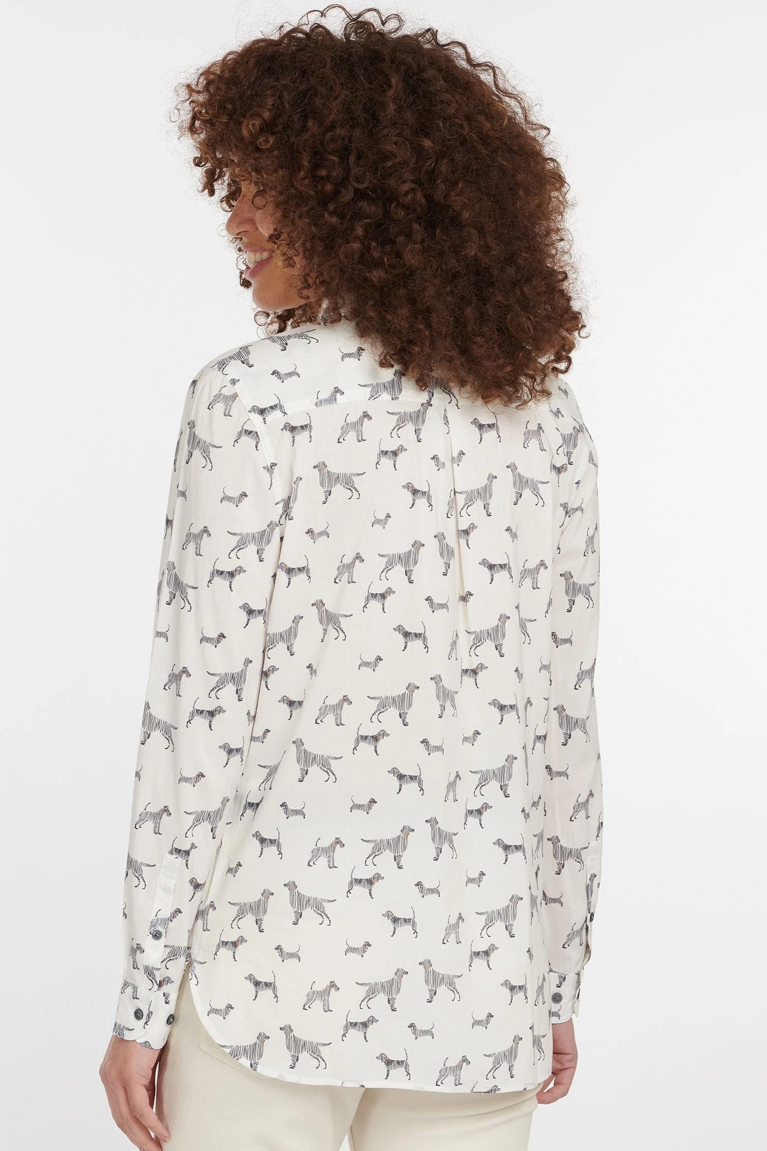 Safari Shirt - Off White Country Print - Image 3