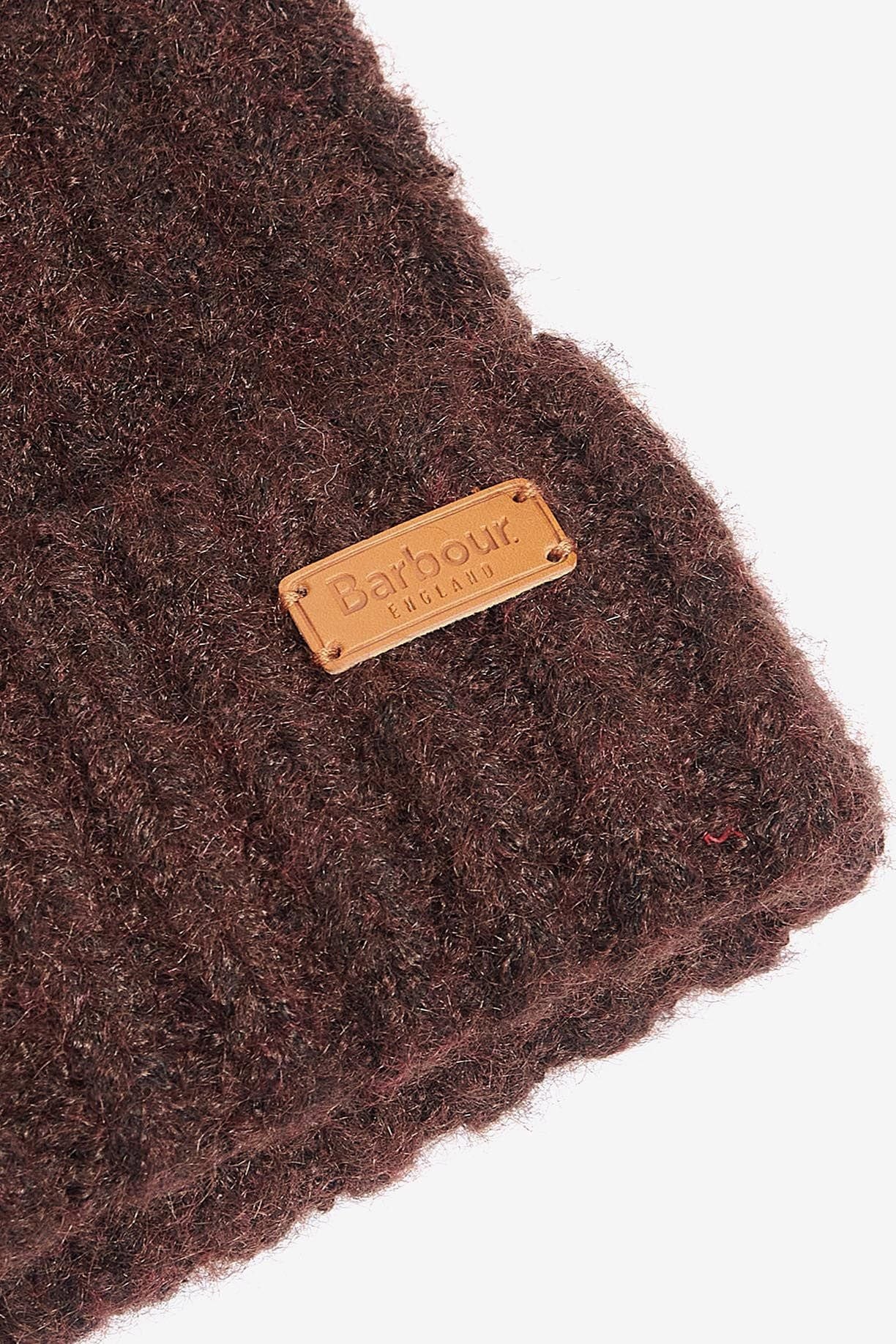 Saltburn Beanie & Tartan Scarf Gift Set - Chocolate - Image 5
