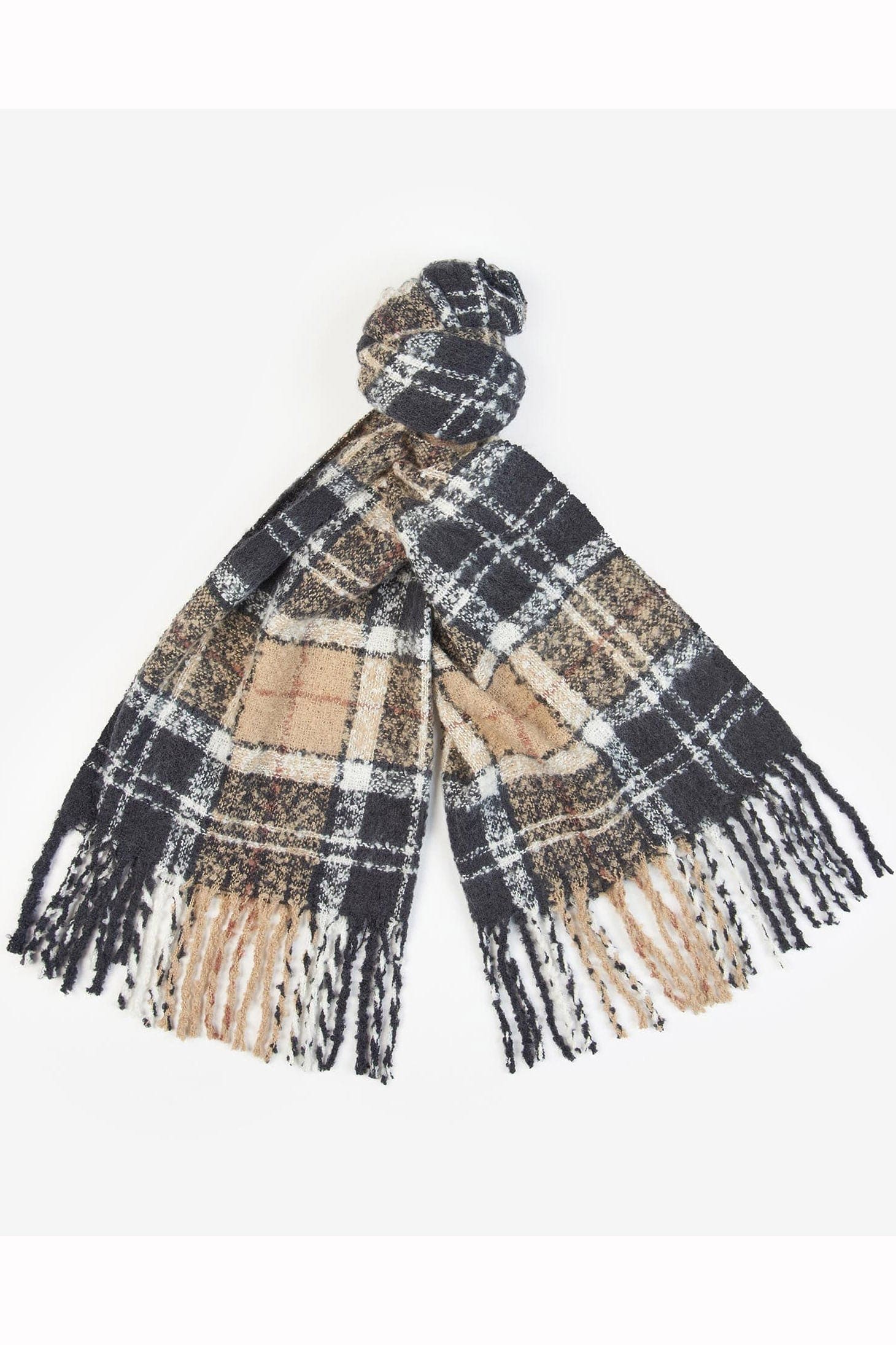 Saltburn Beanie & Tartan Scarf Gift Set - Rosewood - Image 4