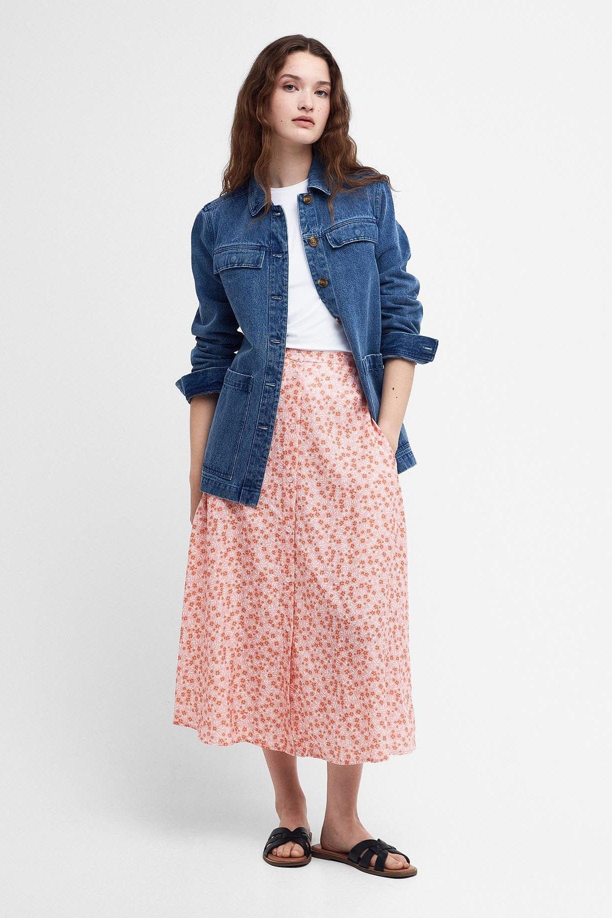 Sandgate Floral Midi Skirt - Classic Multi - Image 7