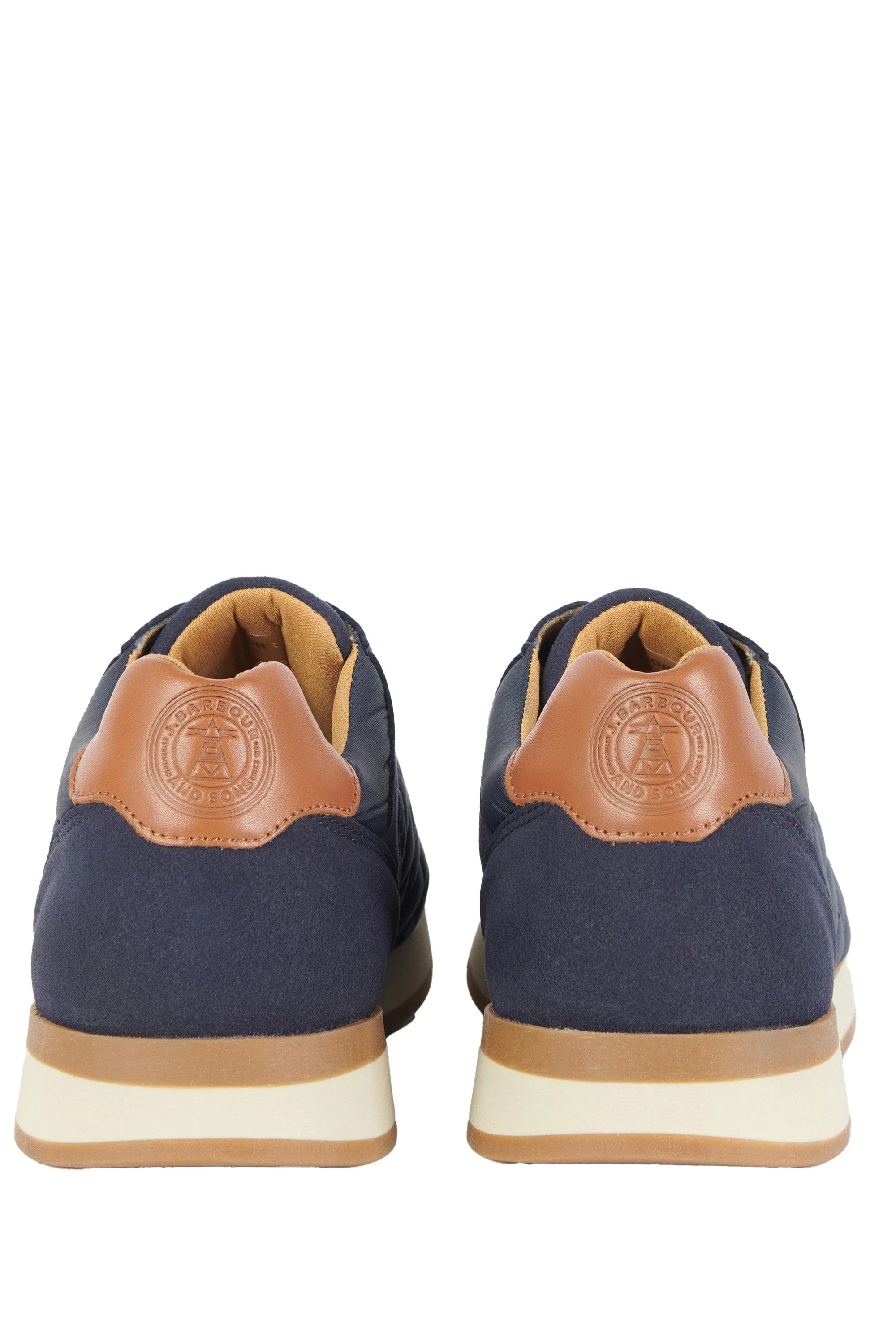 Seth Diamond Quilted Trainers - Navy - Image 5