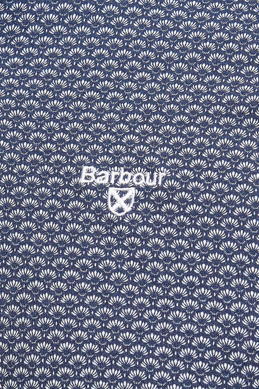 Shell Print Polo Shirt - Classic Navy - Image 5