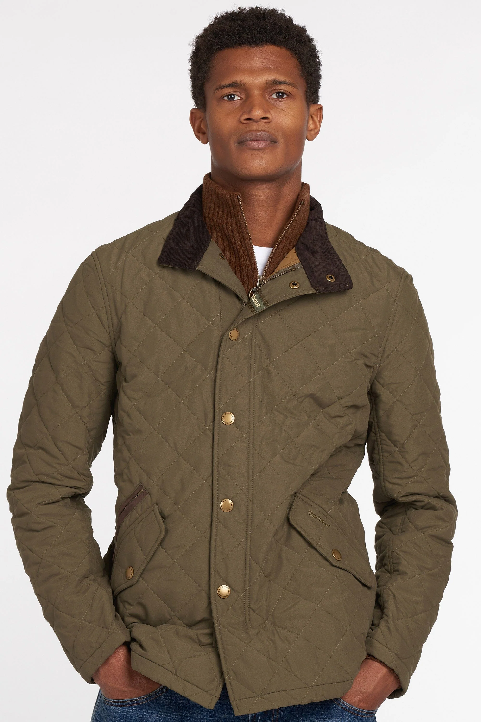 Shoveler Quilted Jacket - Army Green - Image 2