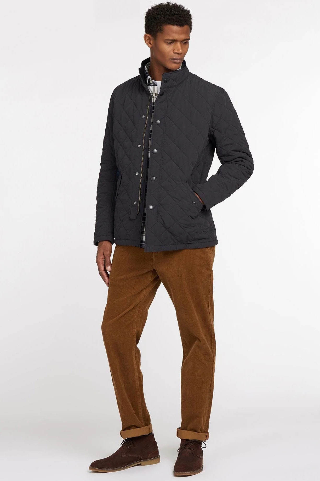 Shoveler Quilted Jacket - Navy - Image 6