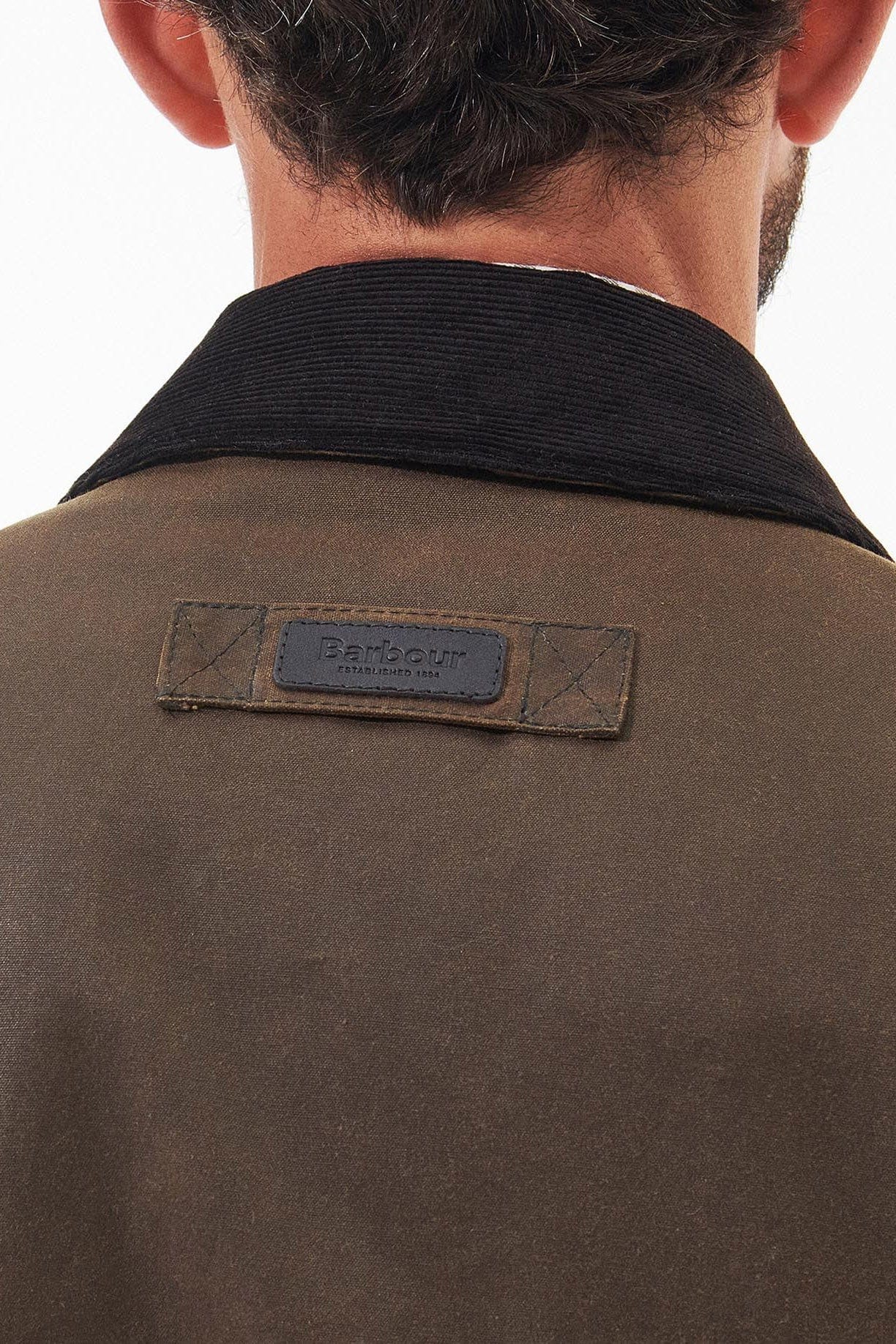 Spen Wax Jacket - Brown - Image 5