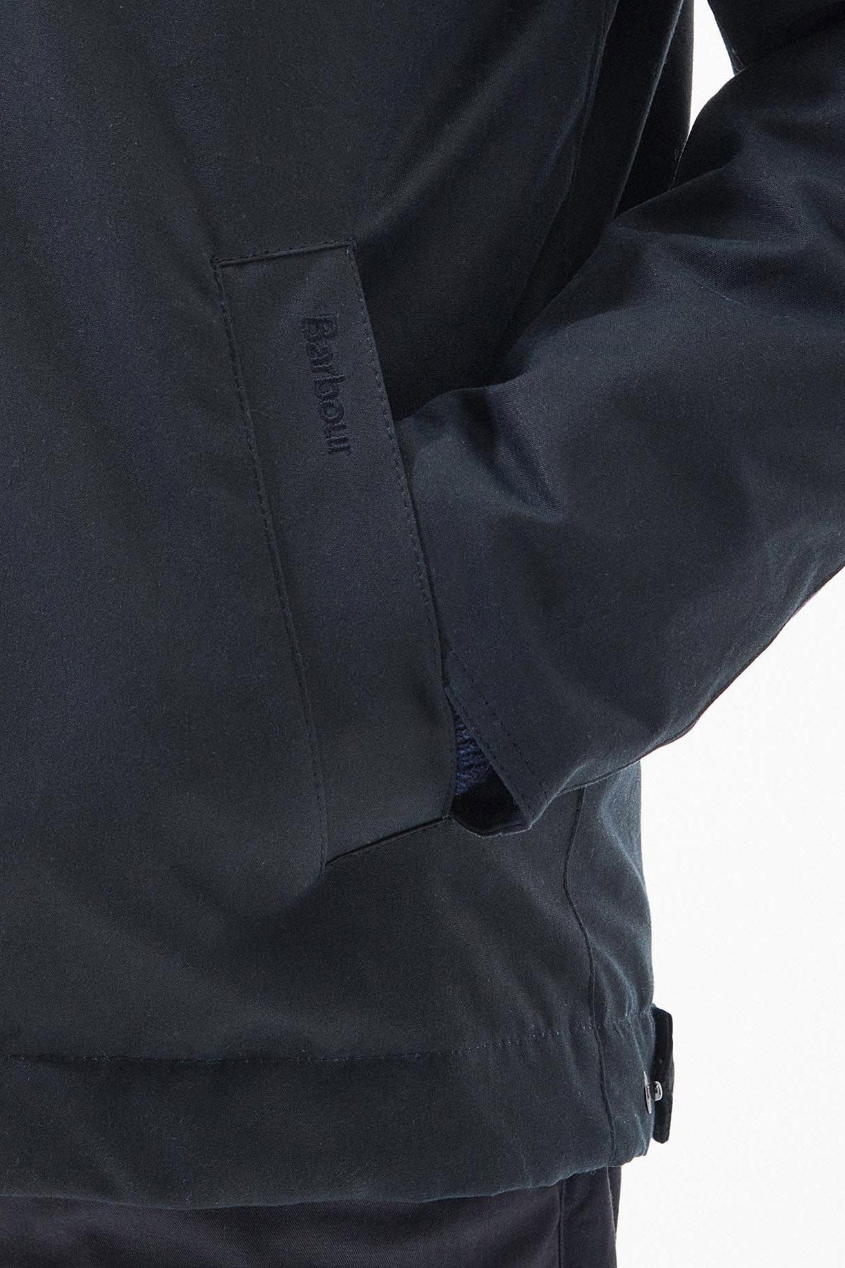 Spen Wax Jacket - Navy - Image 6