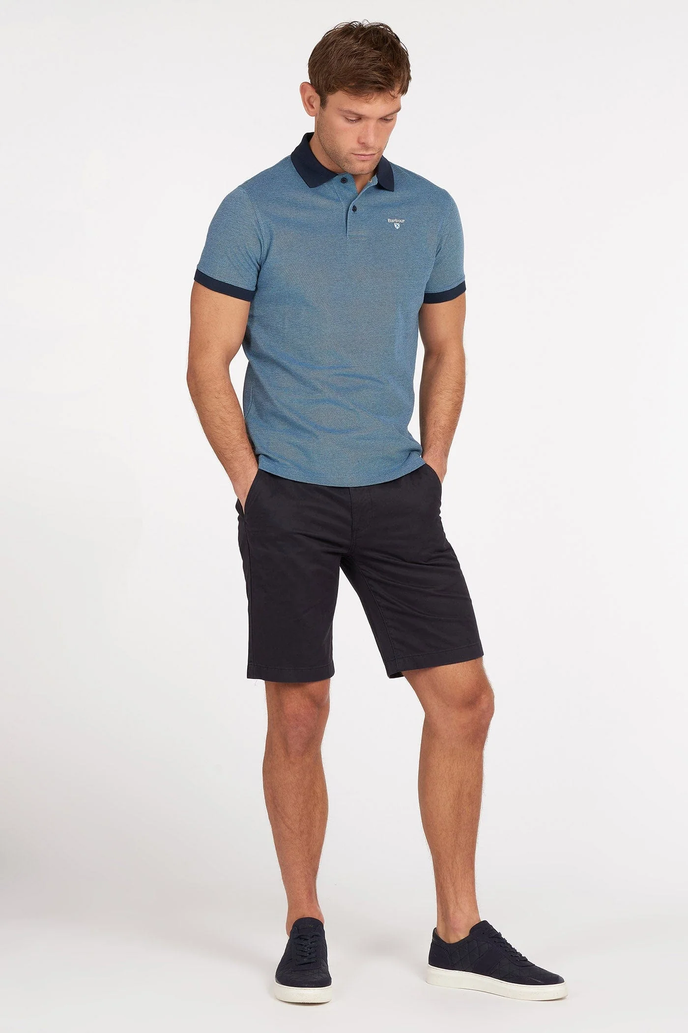 Sports Mix Polo - Navy - Image 5