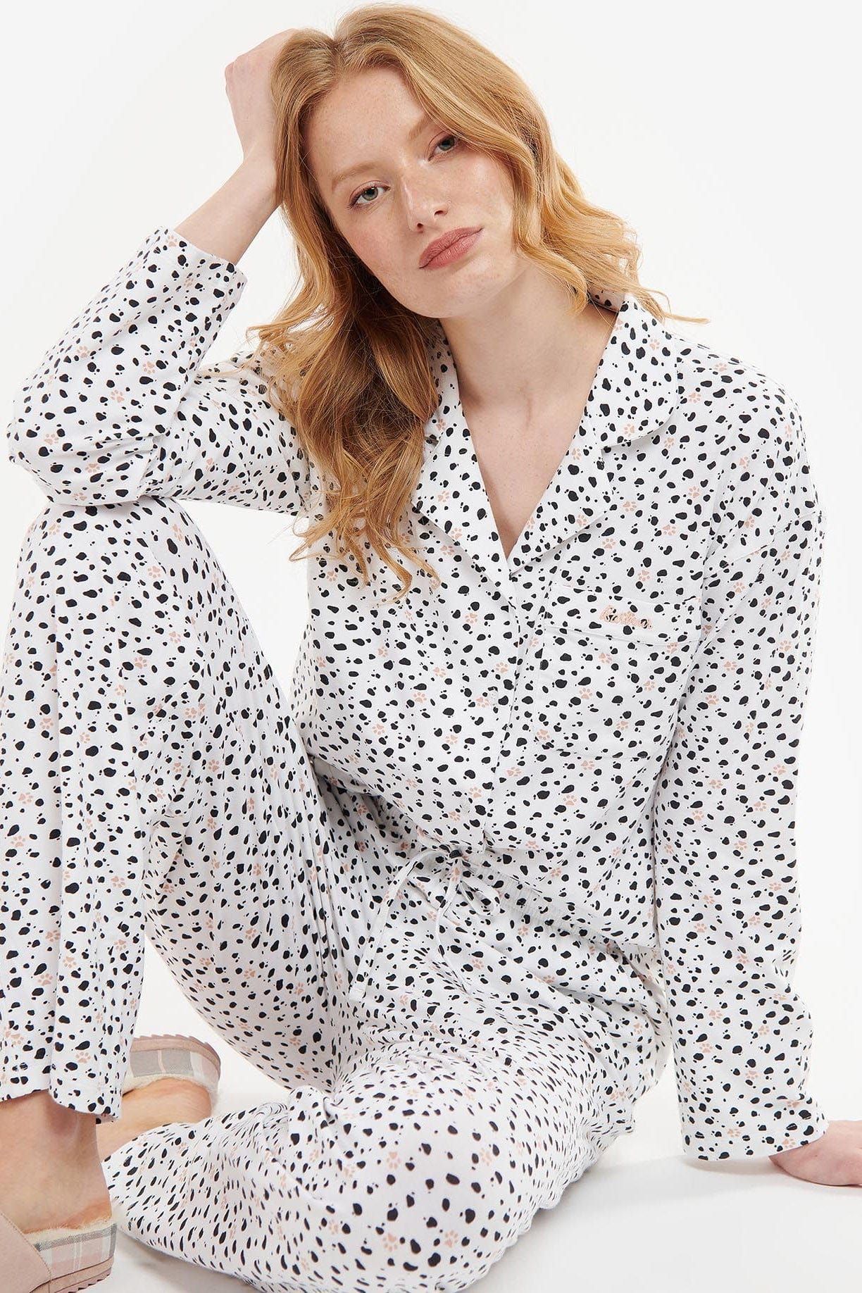 Spot Pyjama Set - White Dalmatian Spot - Image 2