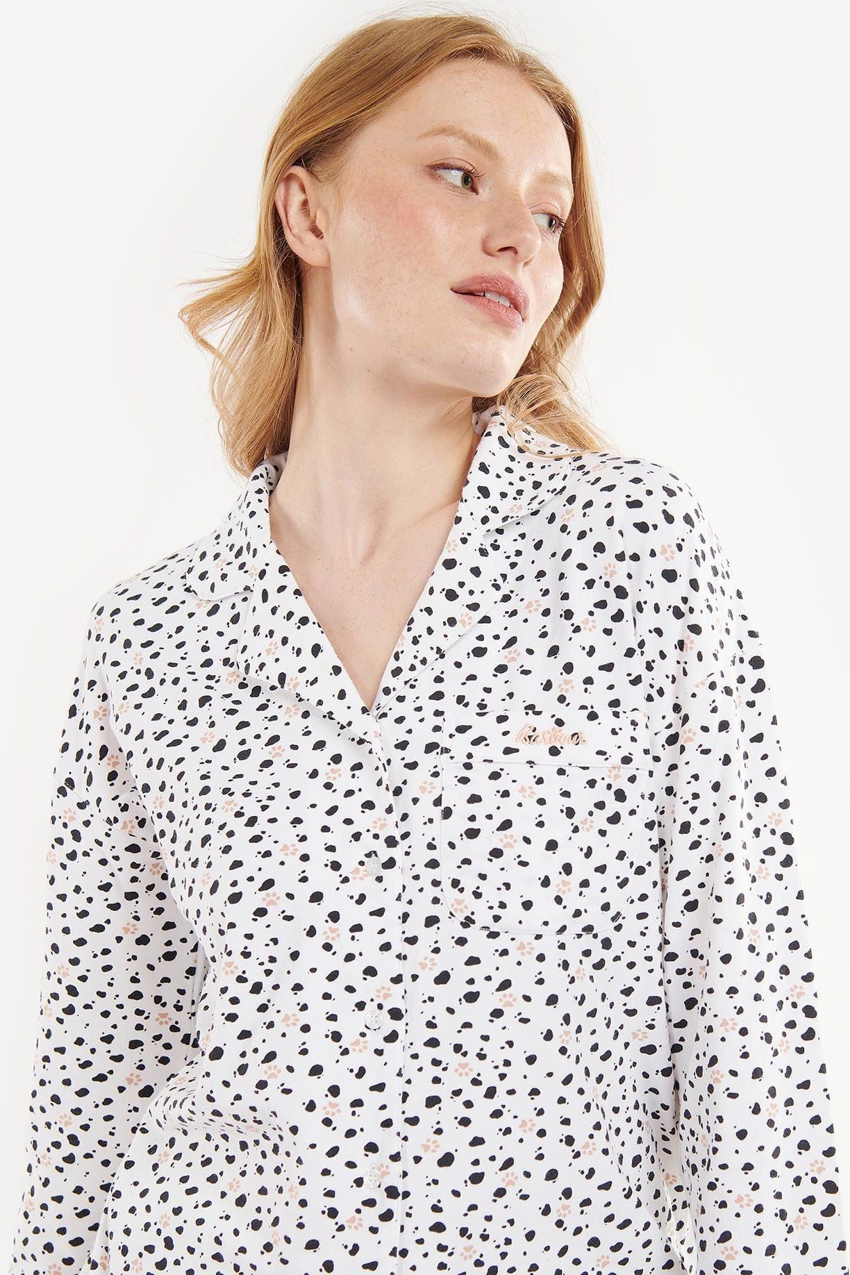 Spot Pyjama Set - White Dalmatian Spot - Image 4