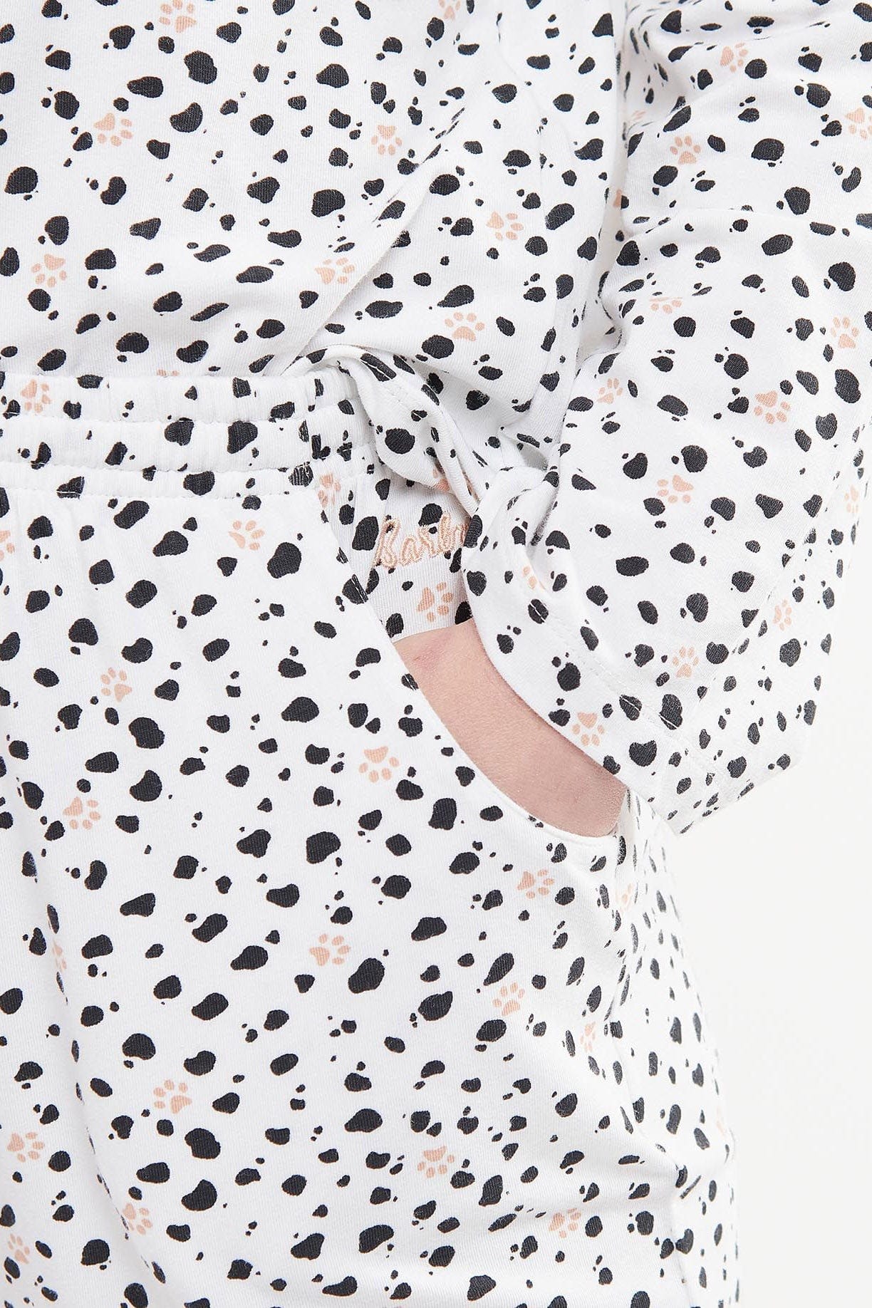 Spot Pyjama Set - White Dalmatian Spot - Image 6