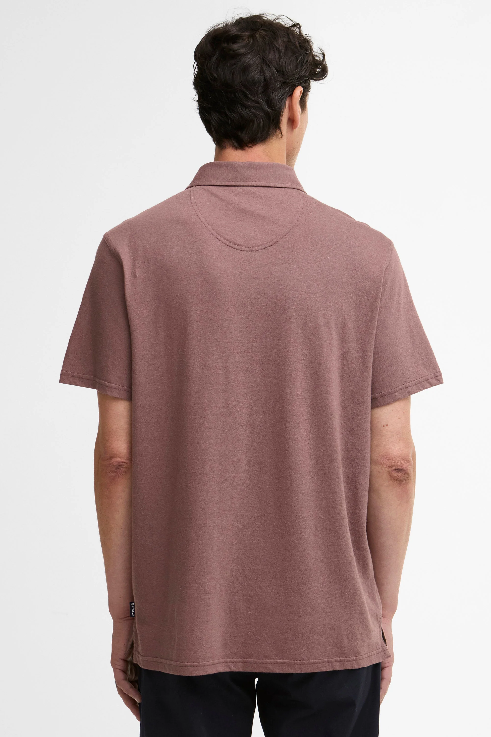 Steventon Linen-Blend Polo - Peppercorn - Image 3