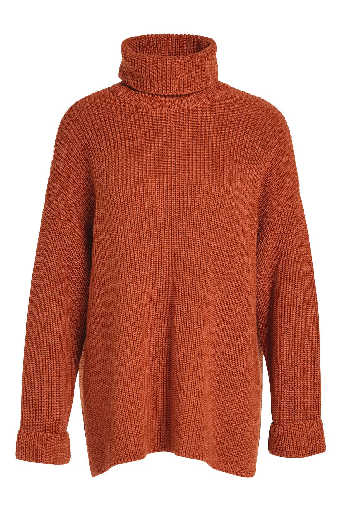 Stitch Cape Jumper - Spiced Pumpkin