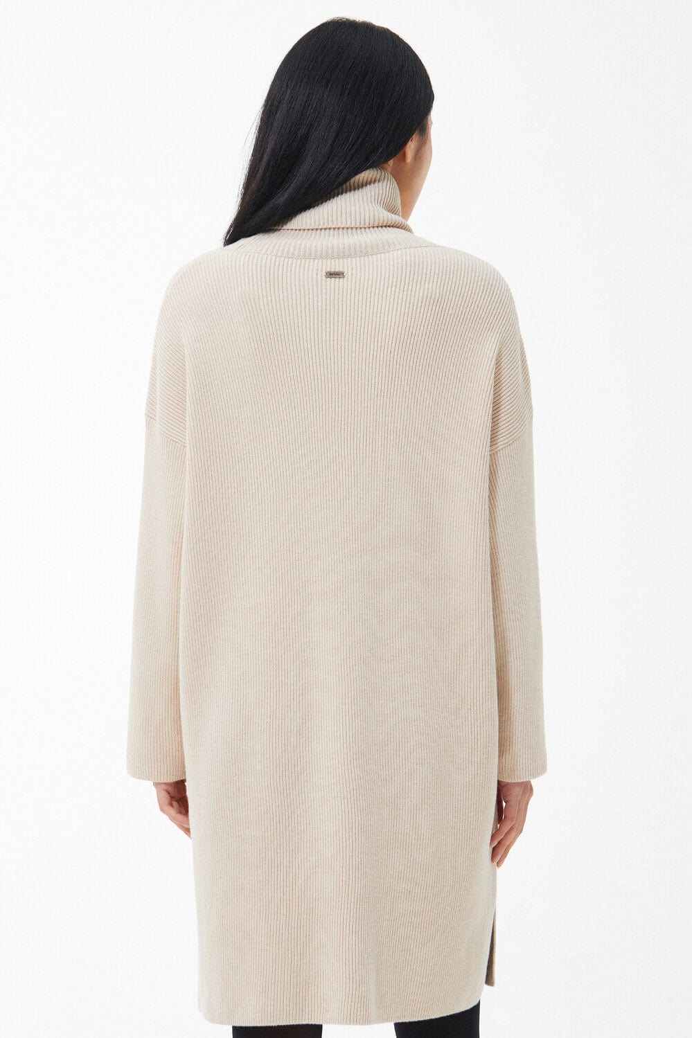 Stitch Knit Jumper Dress - Oatmeal - Image 5