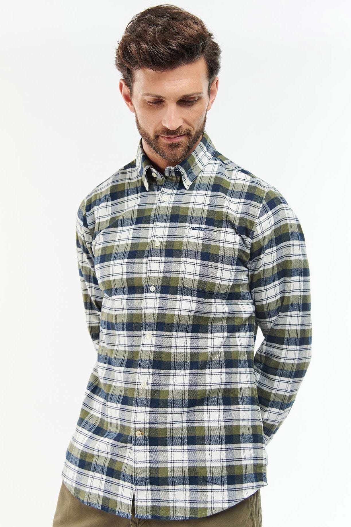 Stonewell Tailored Fit Shirt - Olive - Image 2