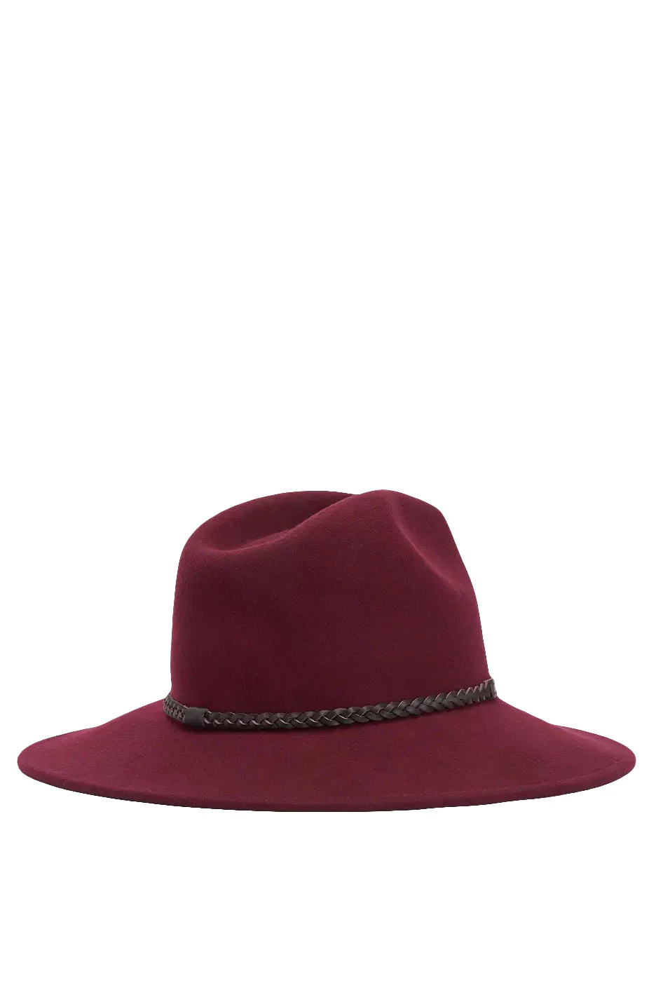 Tack Fedora Hat - Cabernet - Image 2