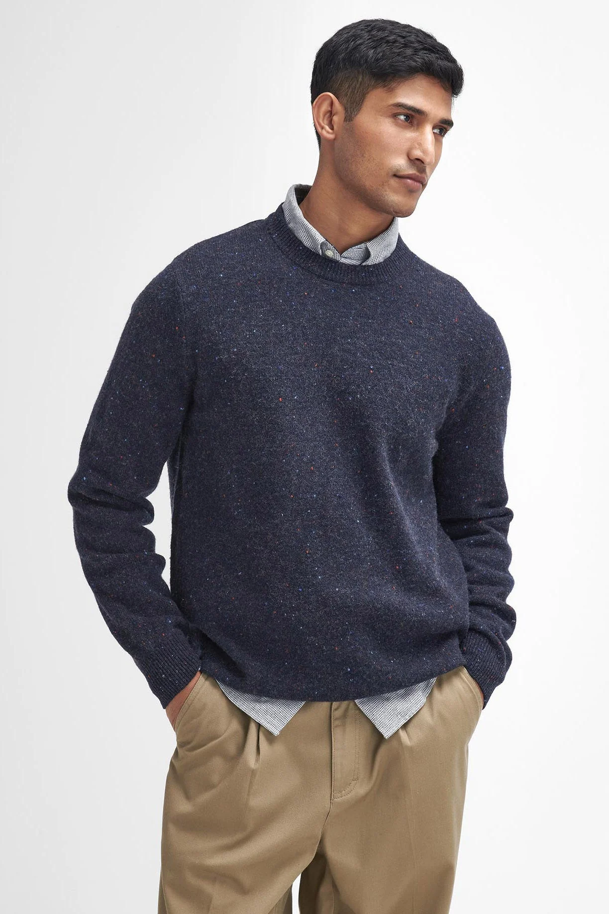 Tainsbury Crew Neck Jumper - Navy - Image 2