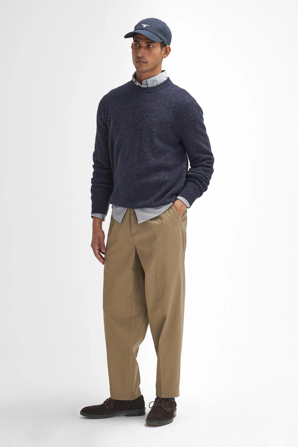 Tainsbury Crew Neck Jumper - Navy - Image 6