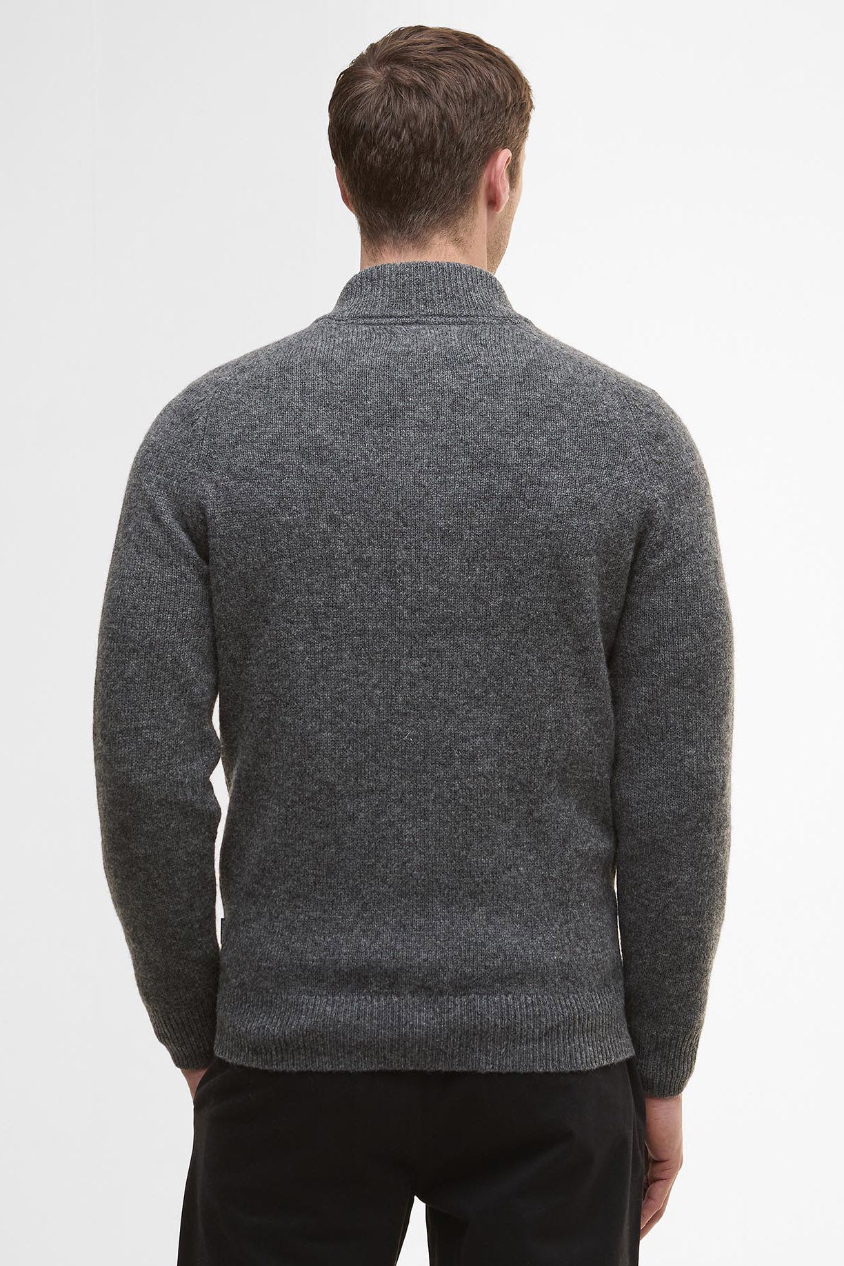 Talder Zip-Up Jumper - Charcoal - Image 3