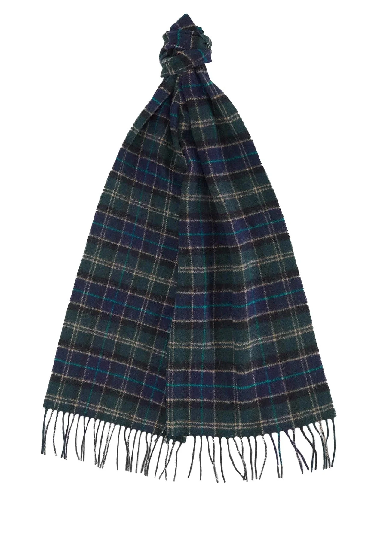 Tartan Lambswool Scarf - Green Loch