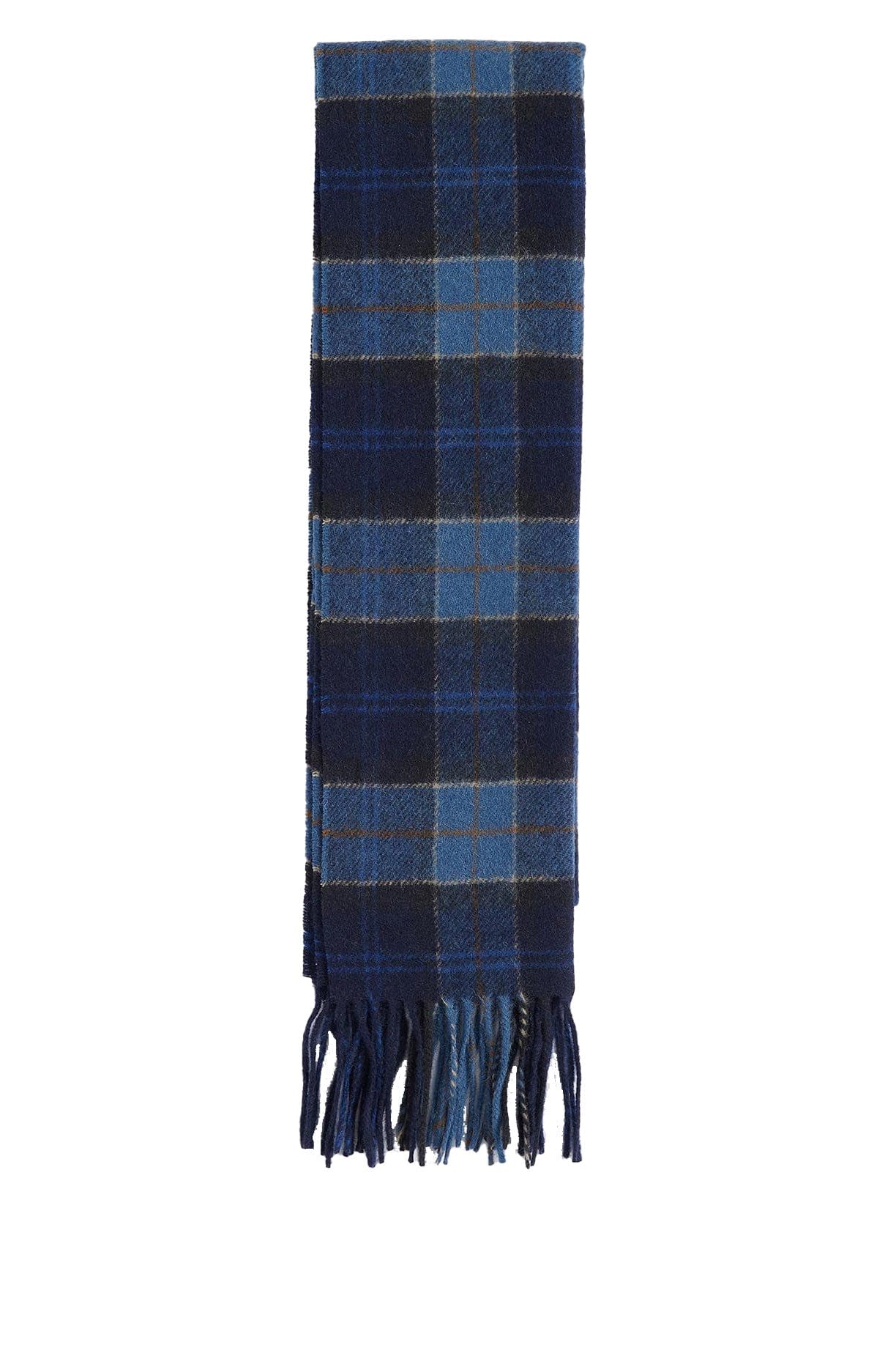 Tartan Lambswool Scarf - Midnight - Image 2