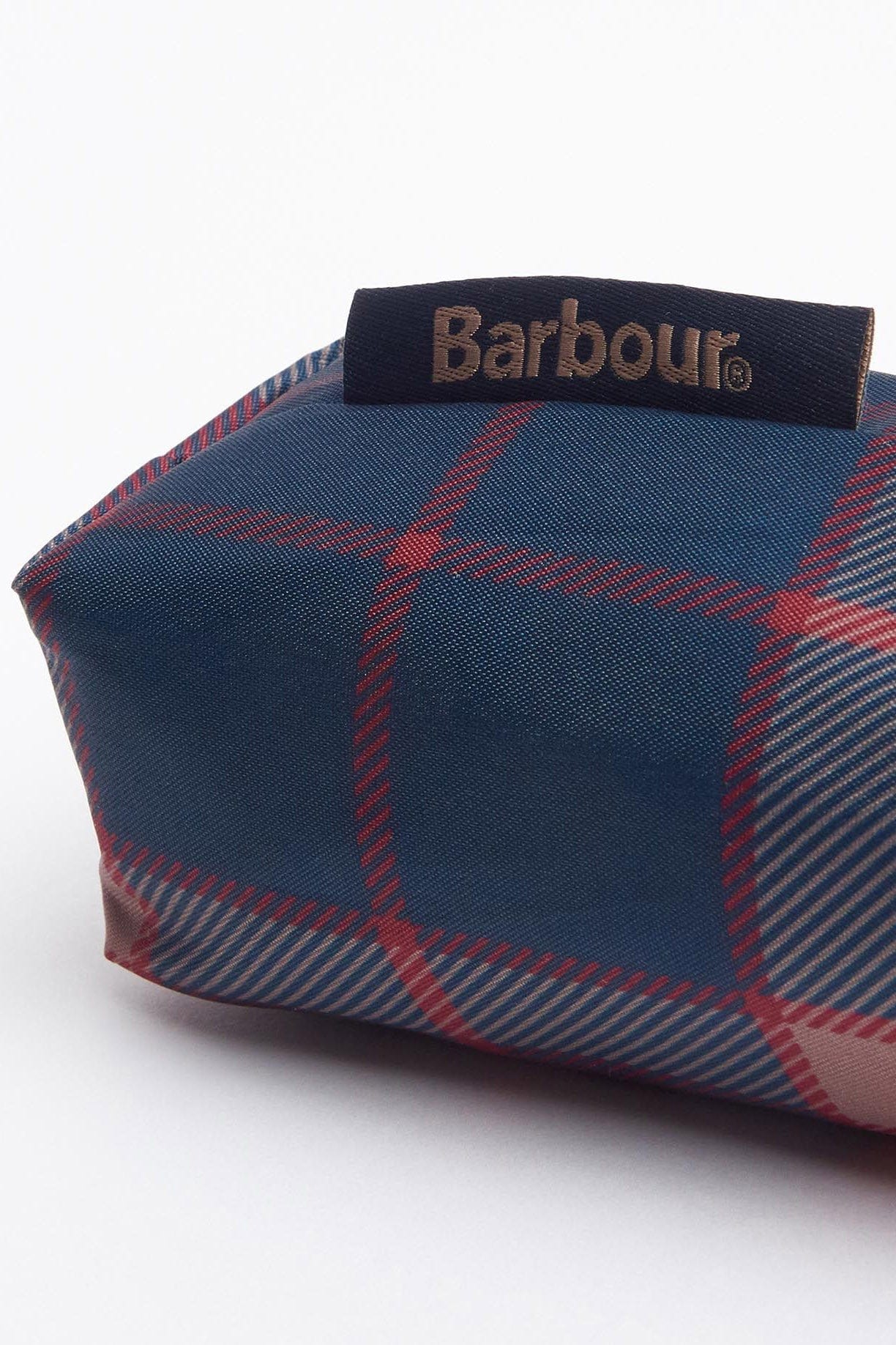 Tartan Mini Umbrella - Cranberry - Image 4