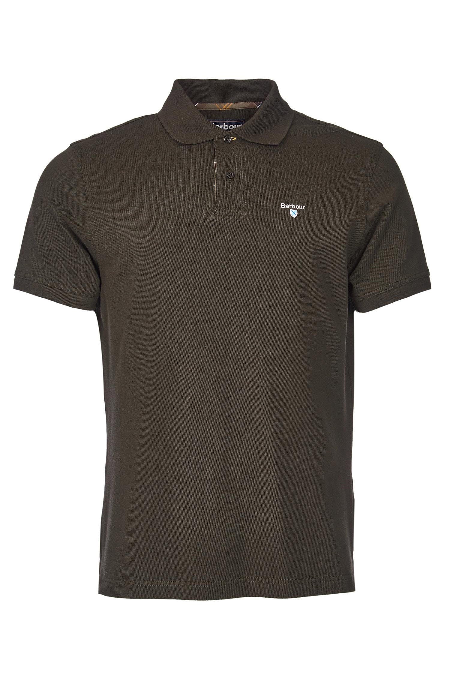 Tartan Pique Polo - Forest Green