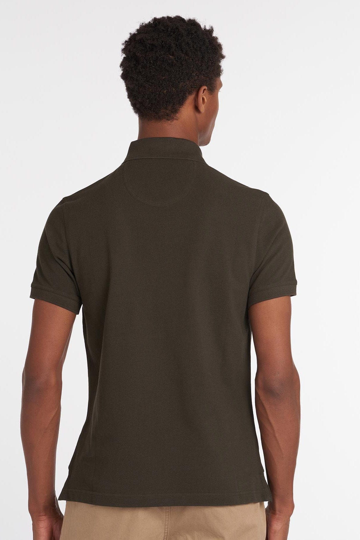 Tartan Pique Polo - Forest Green - Image 3