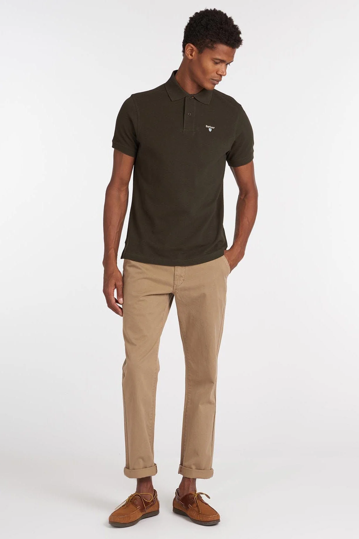 Tartan Pique Polo - Forest Green - Image 5