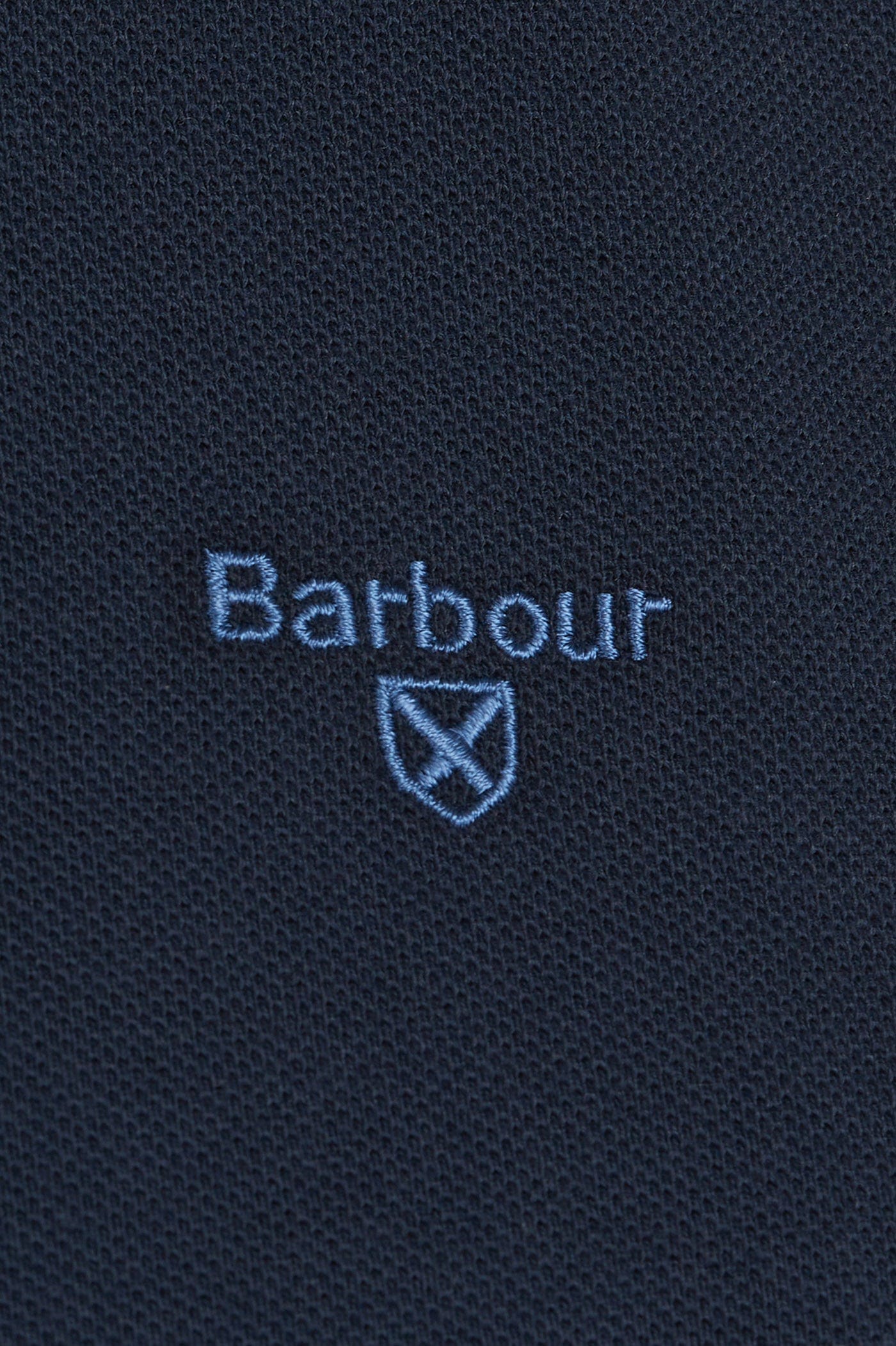 Tartan Pique Polo - Navy - Image 6