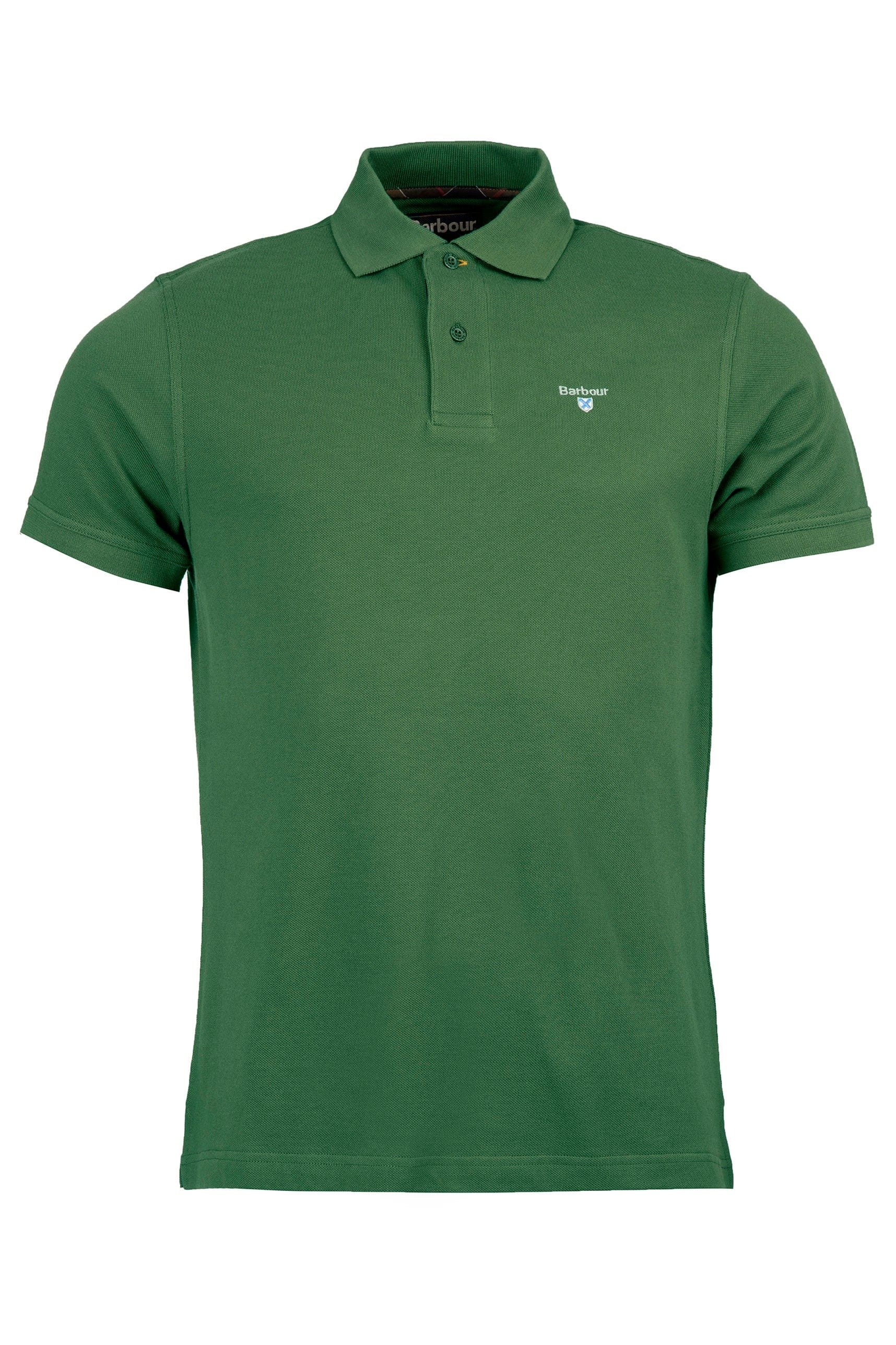 Tartan Pique Polo - Racing Green