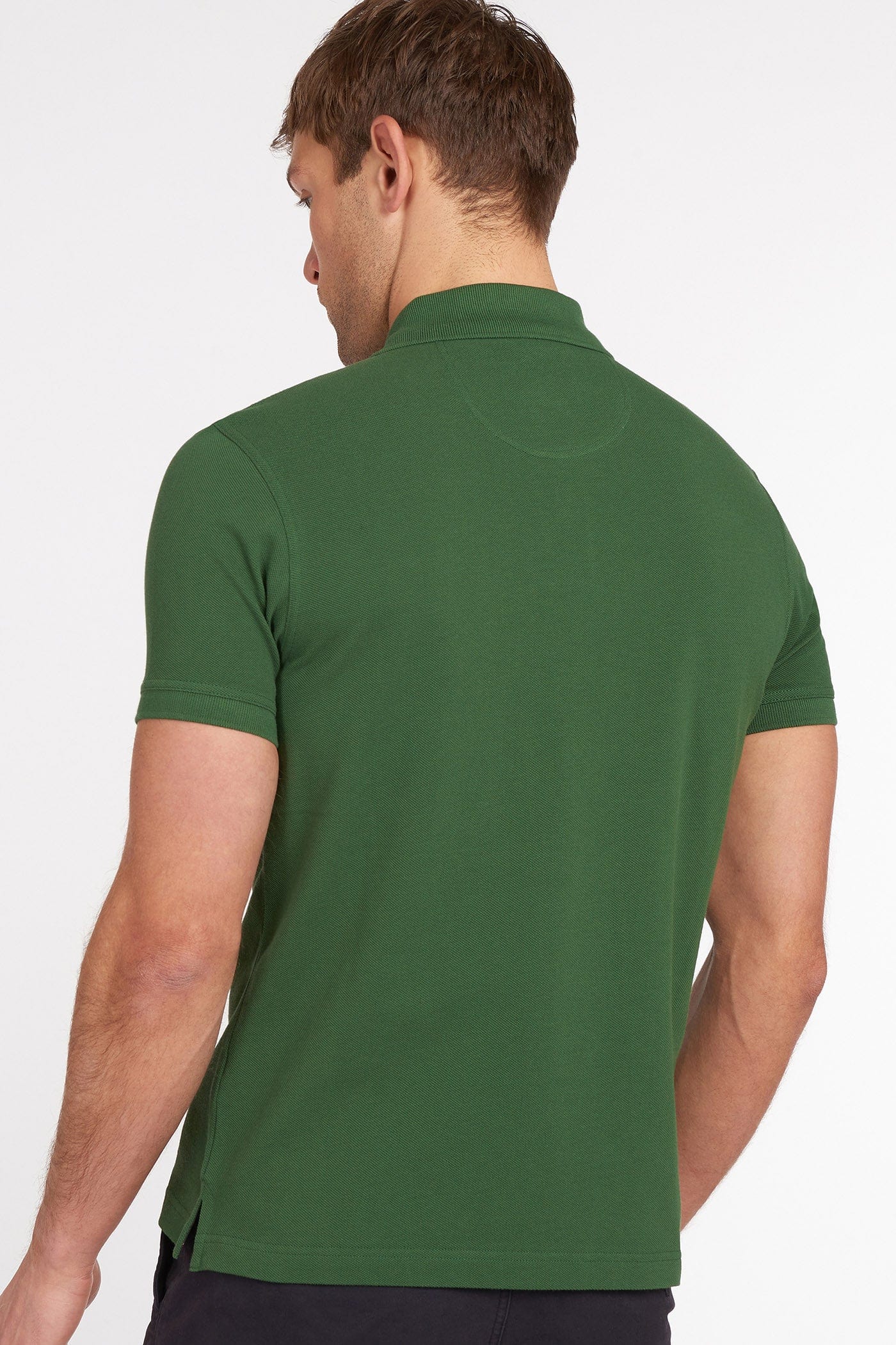 Tartan Pique Polo - Racing Green - Image 3